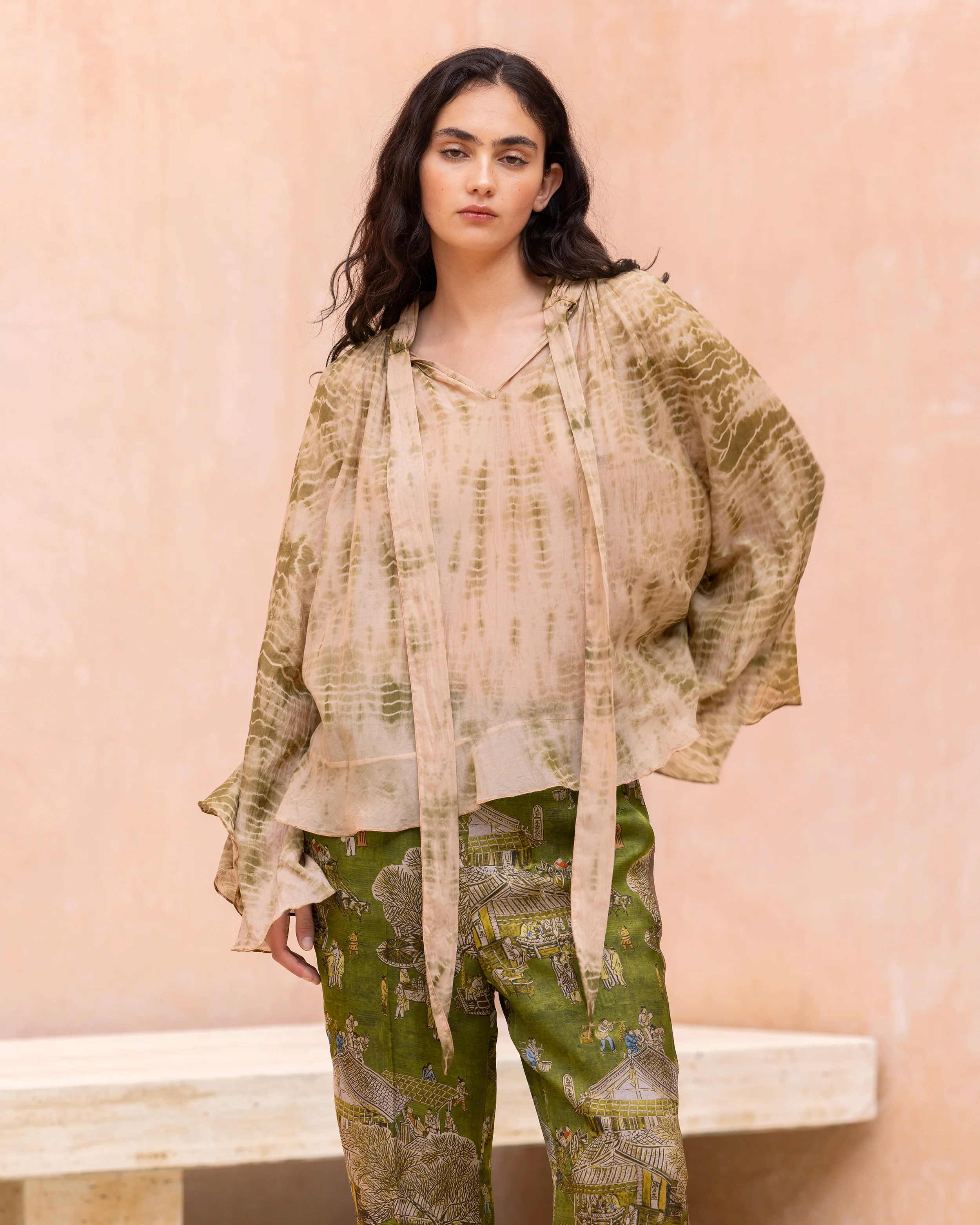 Blouse Clode - Beige - Image 2
