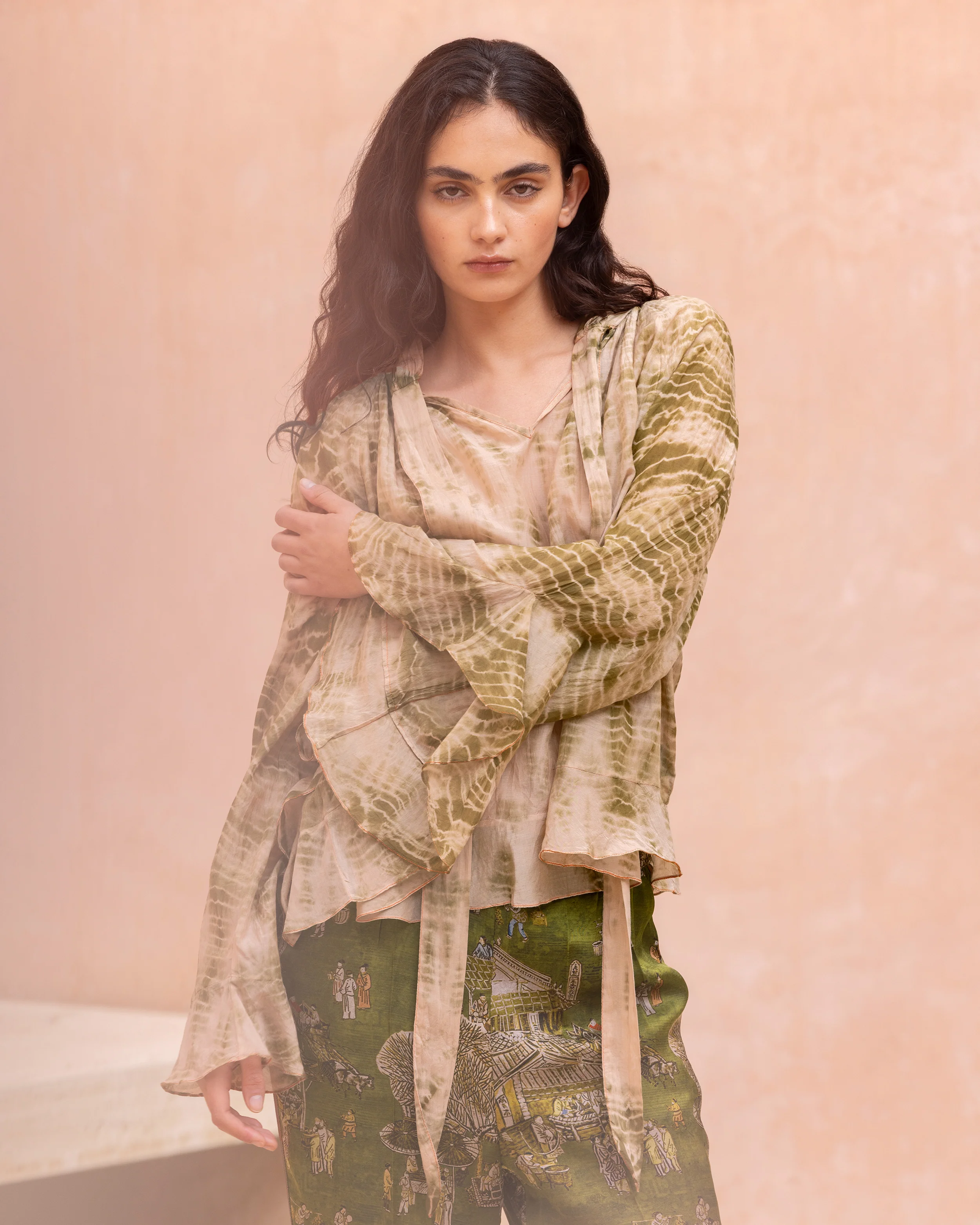 Blouse Clode - Beige - Image 3