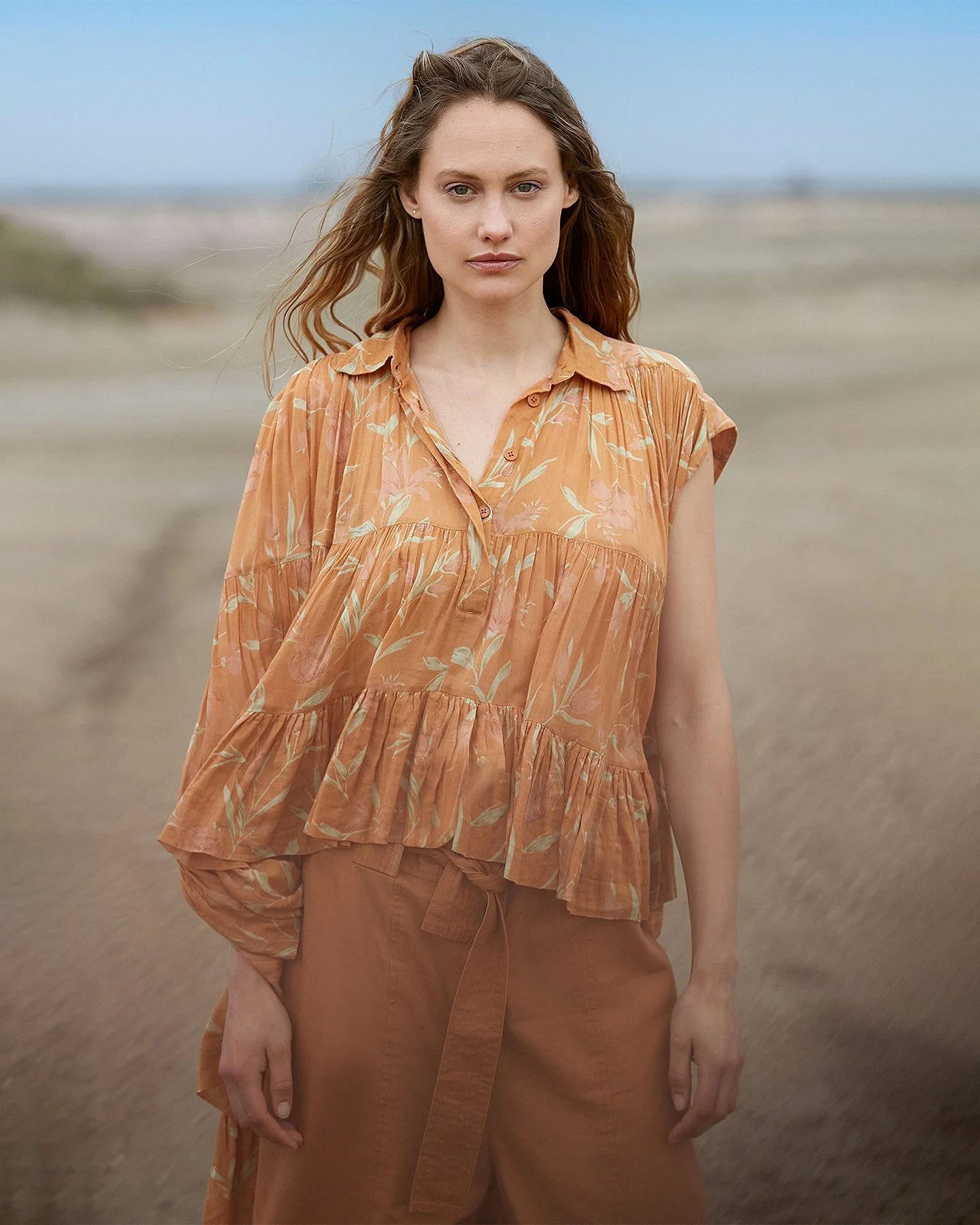 Blouse Daisy - Ocre - Image 2