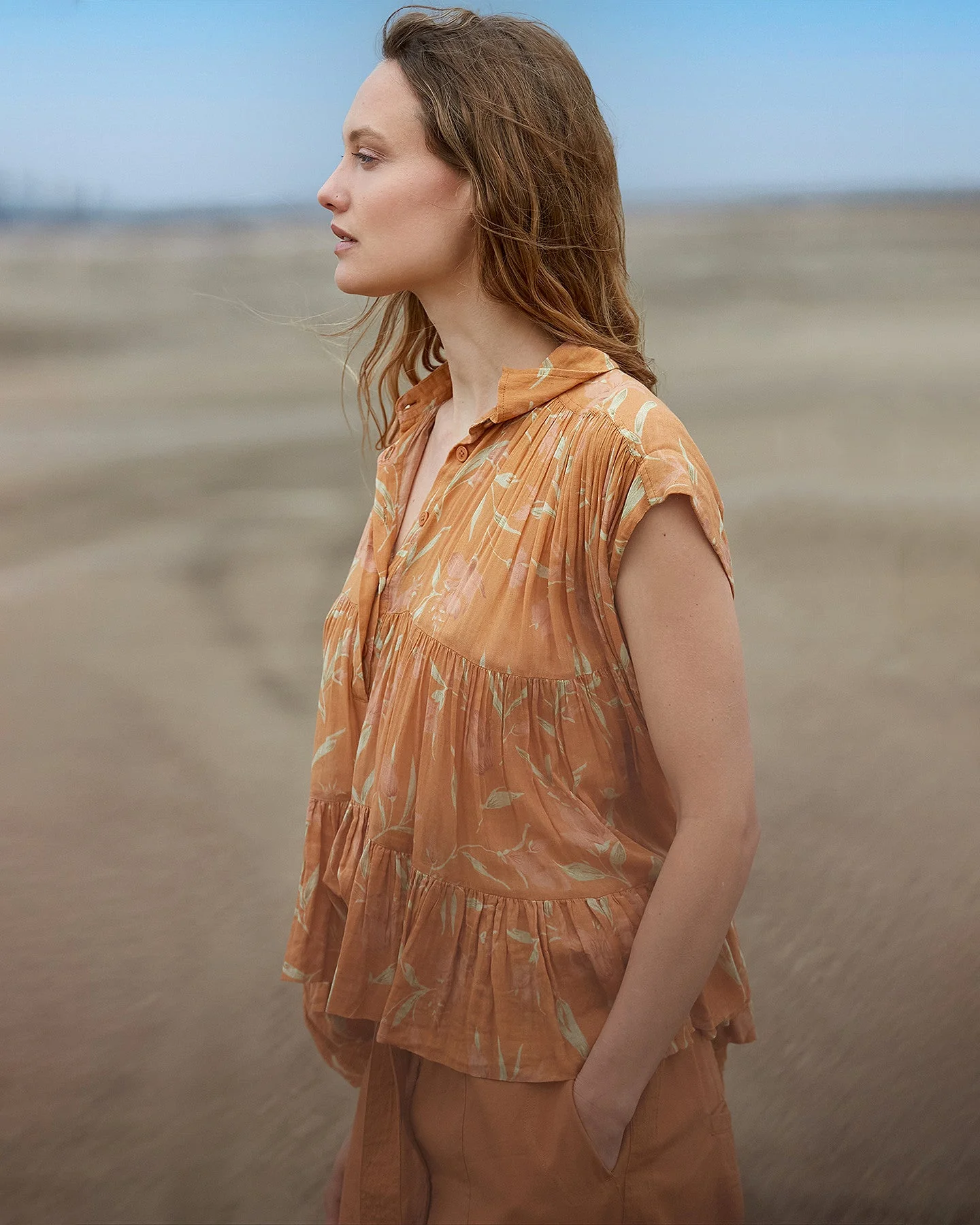 Blouse Daisy - Ocre - Image 5