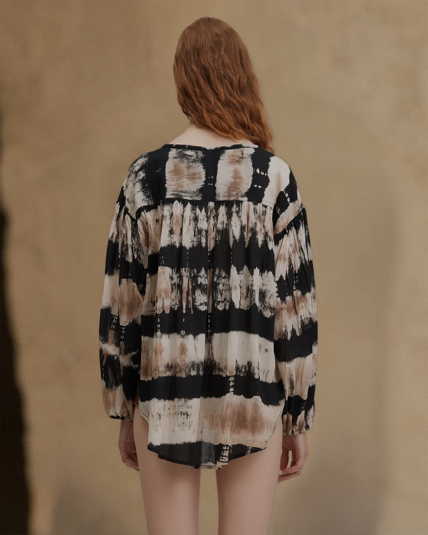 Blouse Foli - Beige - Image 3