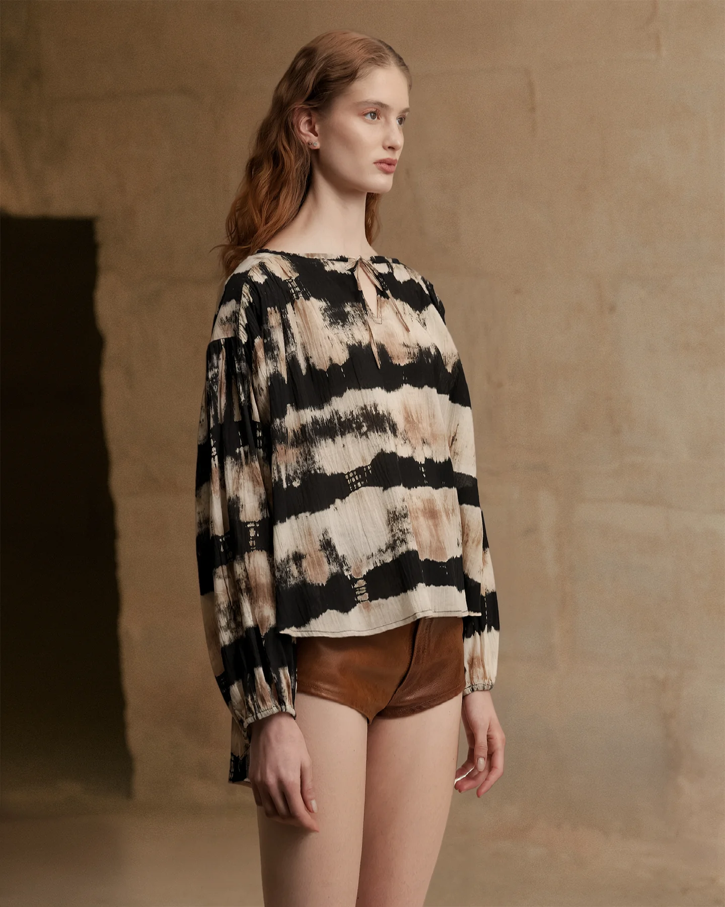 Blouse Foli - Beige - Image 4