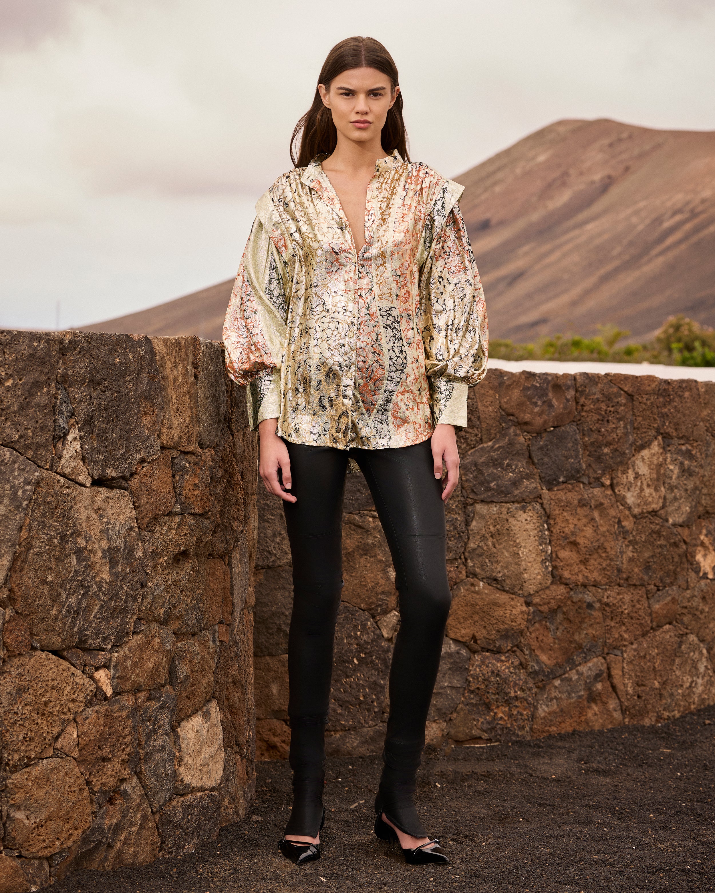 Blouse Jall - Jaune - Image 2