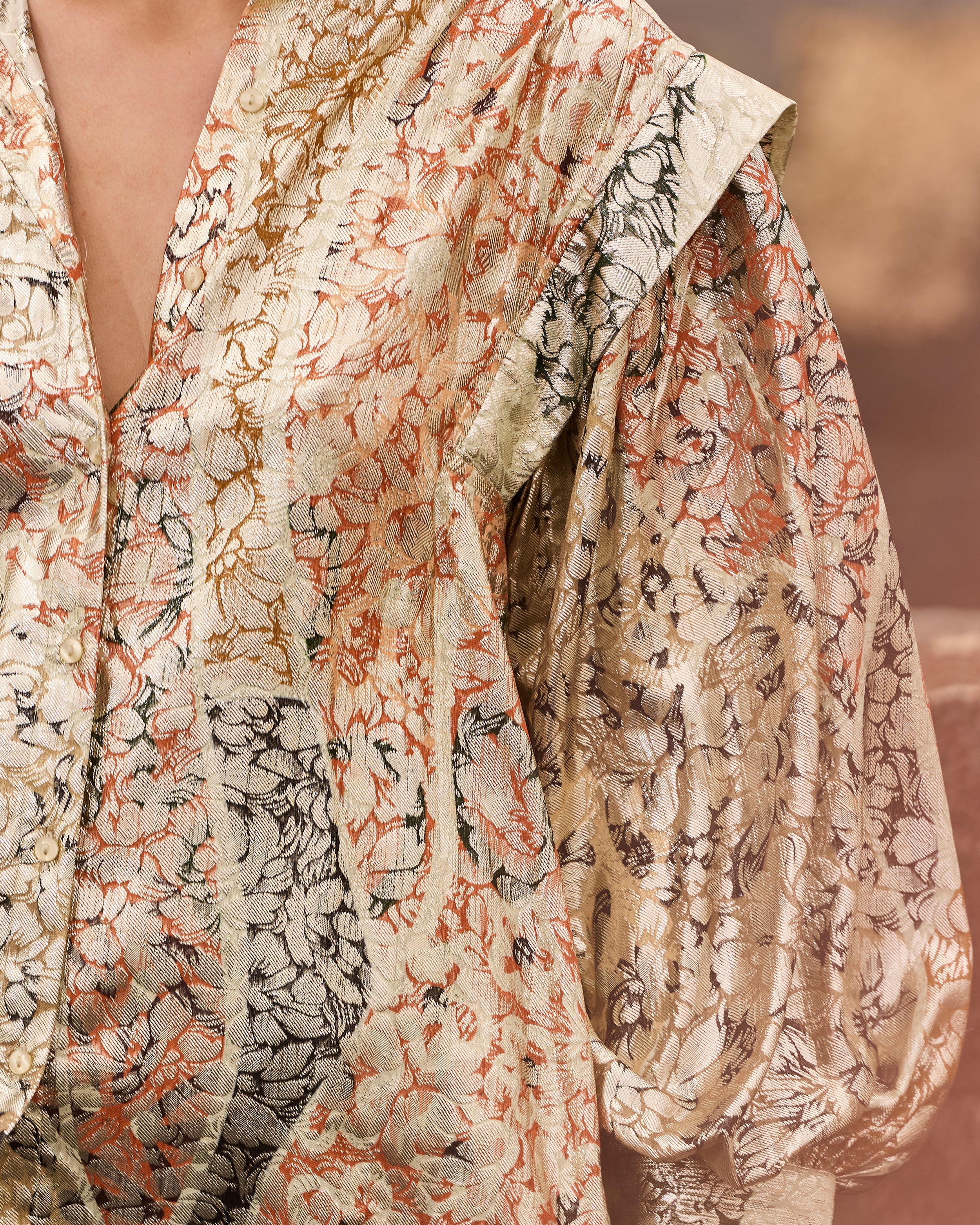 Blouse Jall - Jaune - Image 4