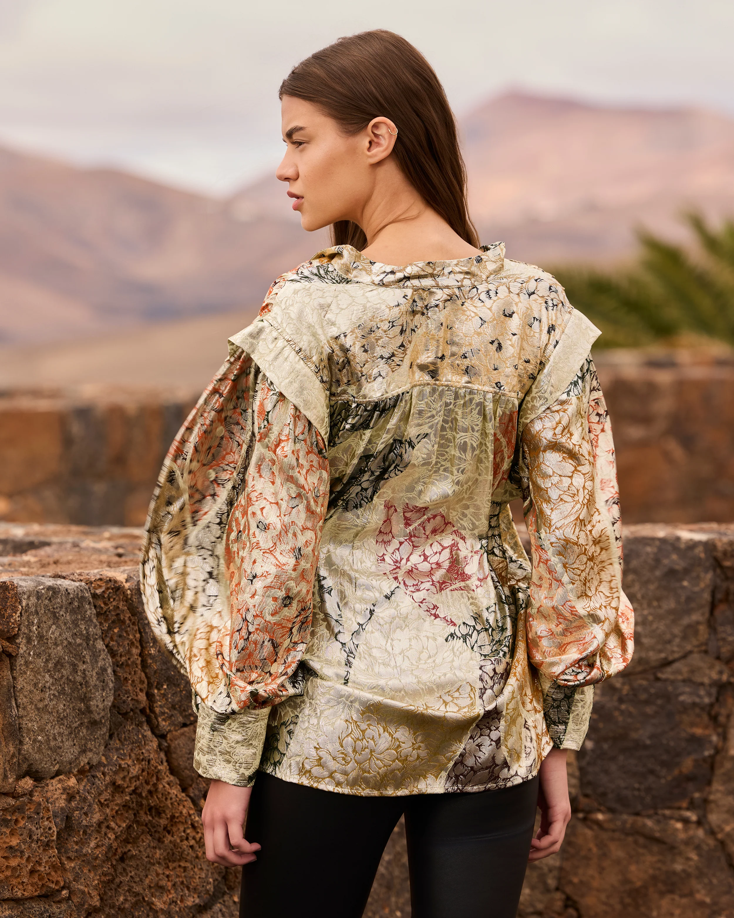 Blouse Jall - Jaune - Image 5