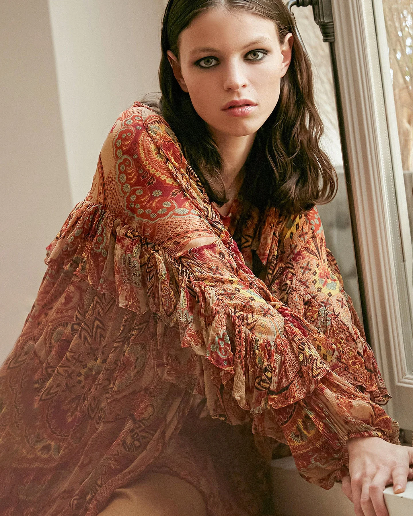 Blouse Latifah - Orange - Image 6