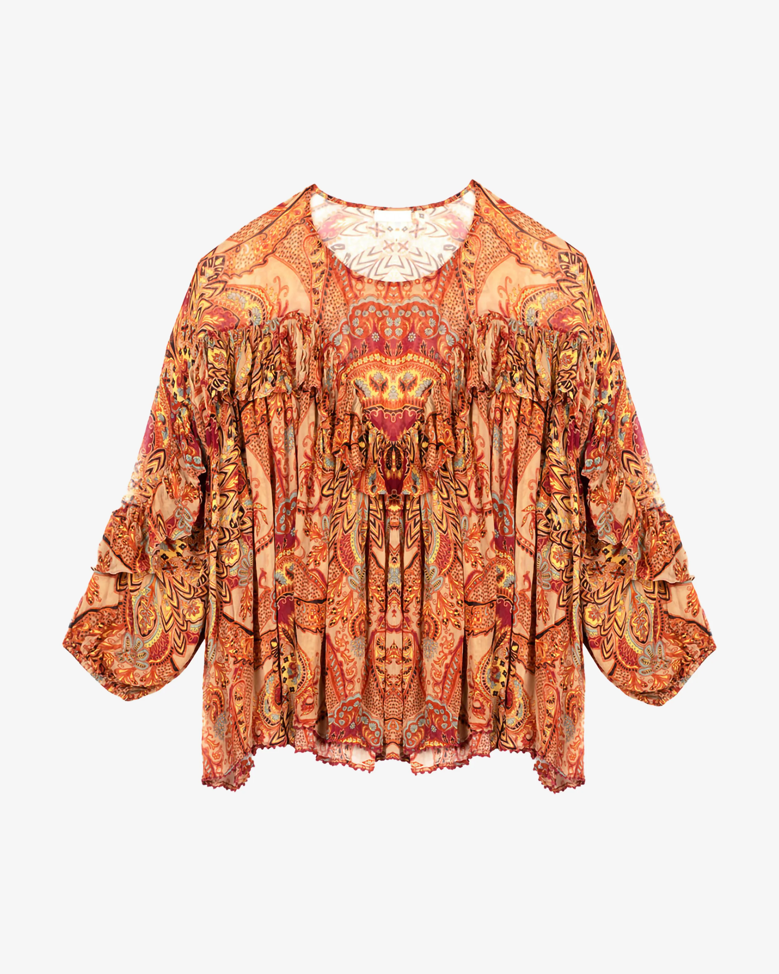 Blouse Latifah - Orange - Image 7