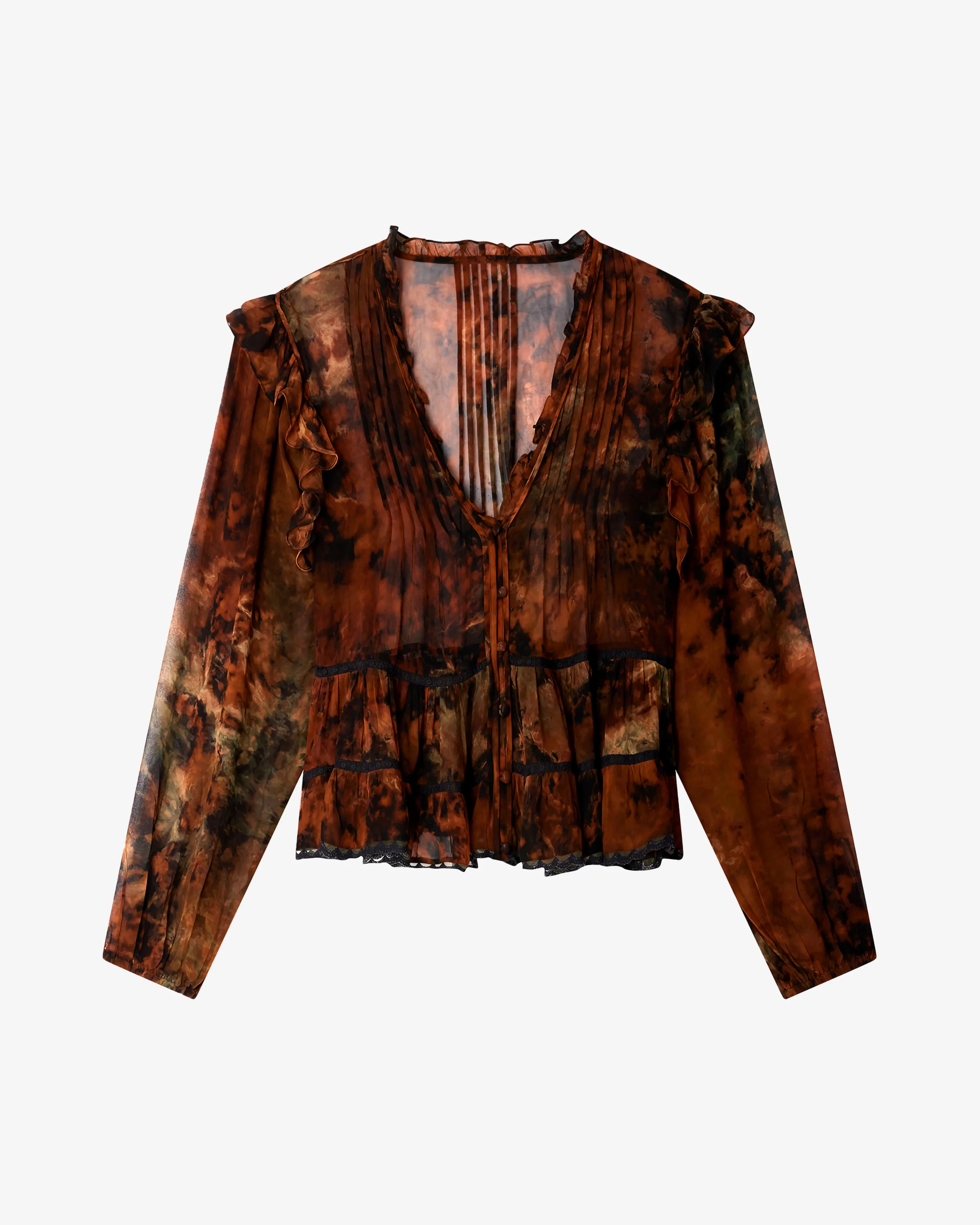 Blouse Llaollao - Marron - Image 6