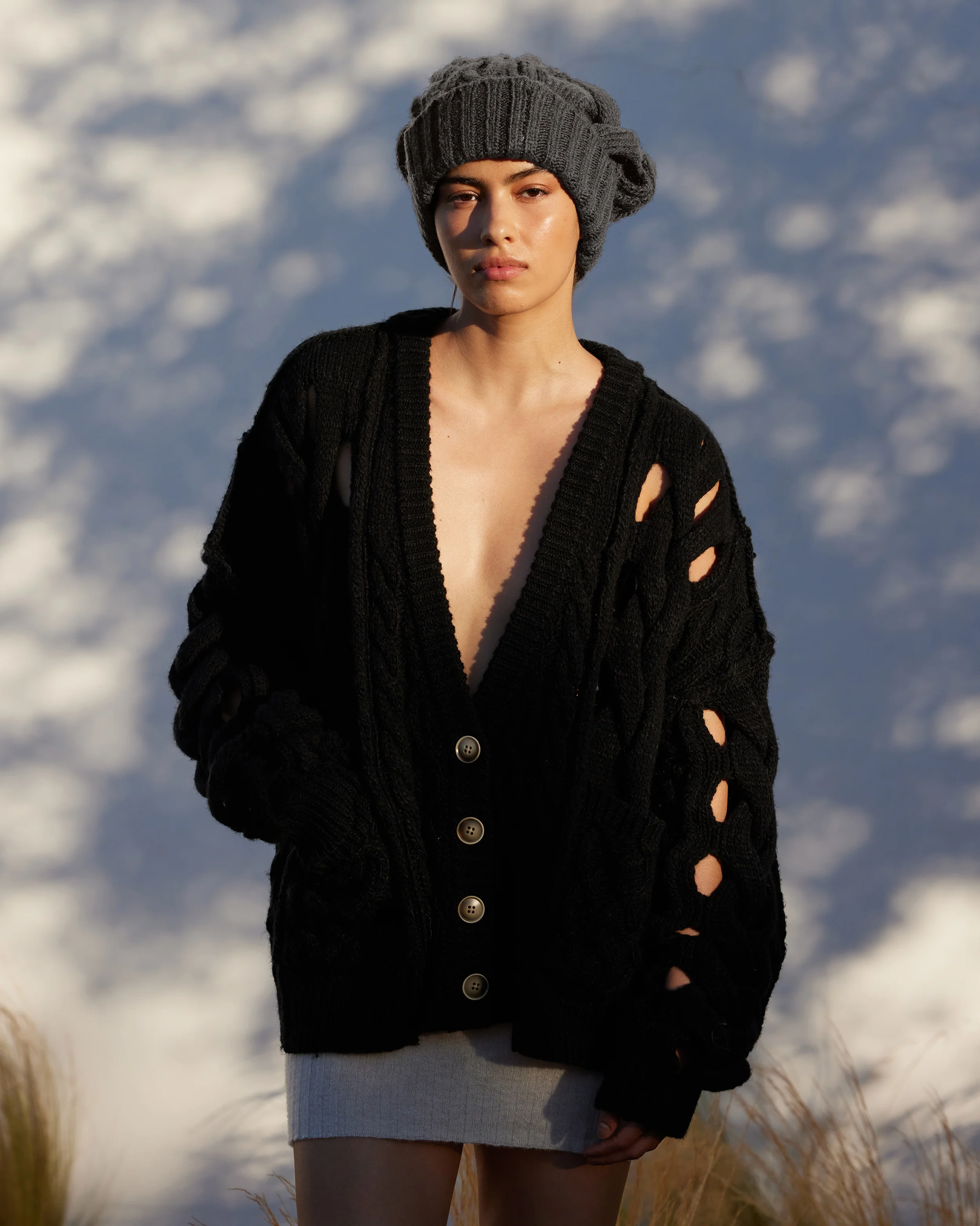 Bonnet Mansoor - Gris - Image 4
