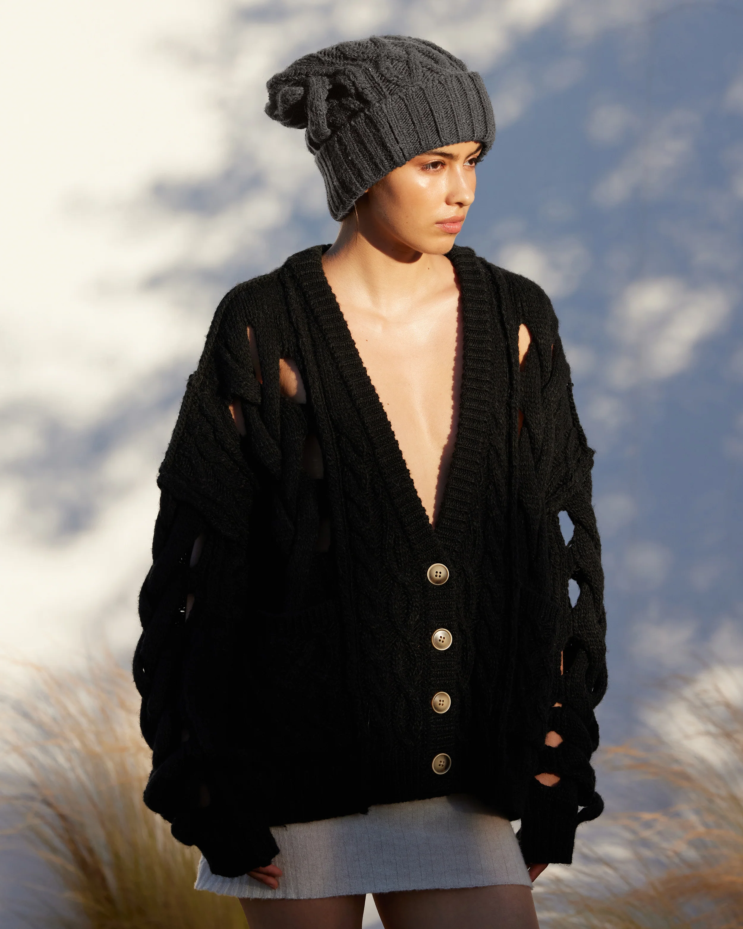 Bonnet Mansoor - Gris - Image 5