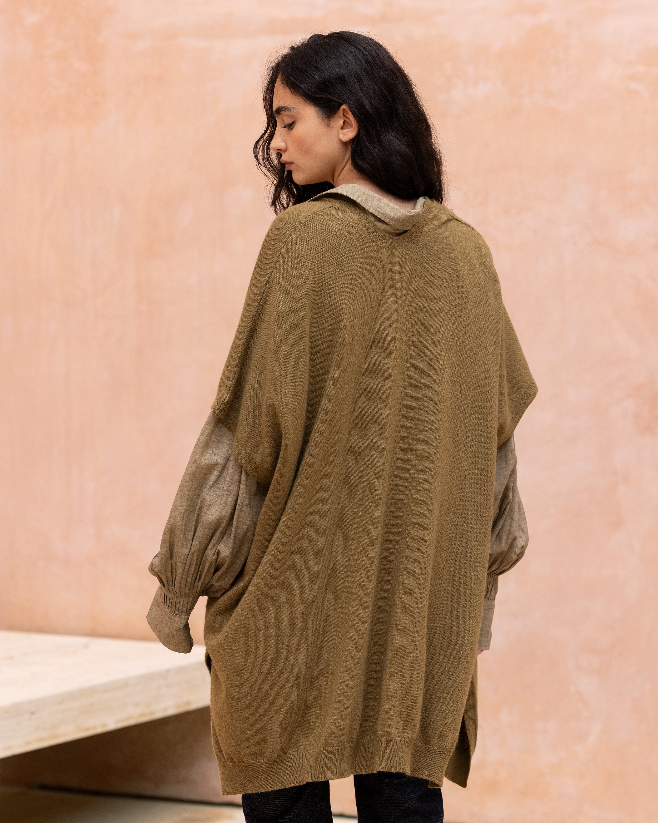 Cardigan Camelia - Marron Olive - Image 5