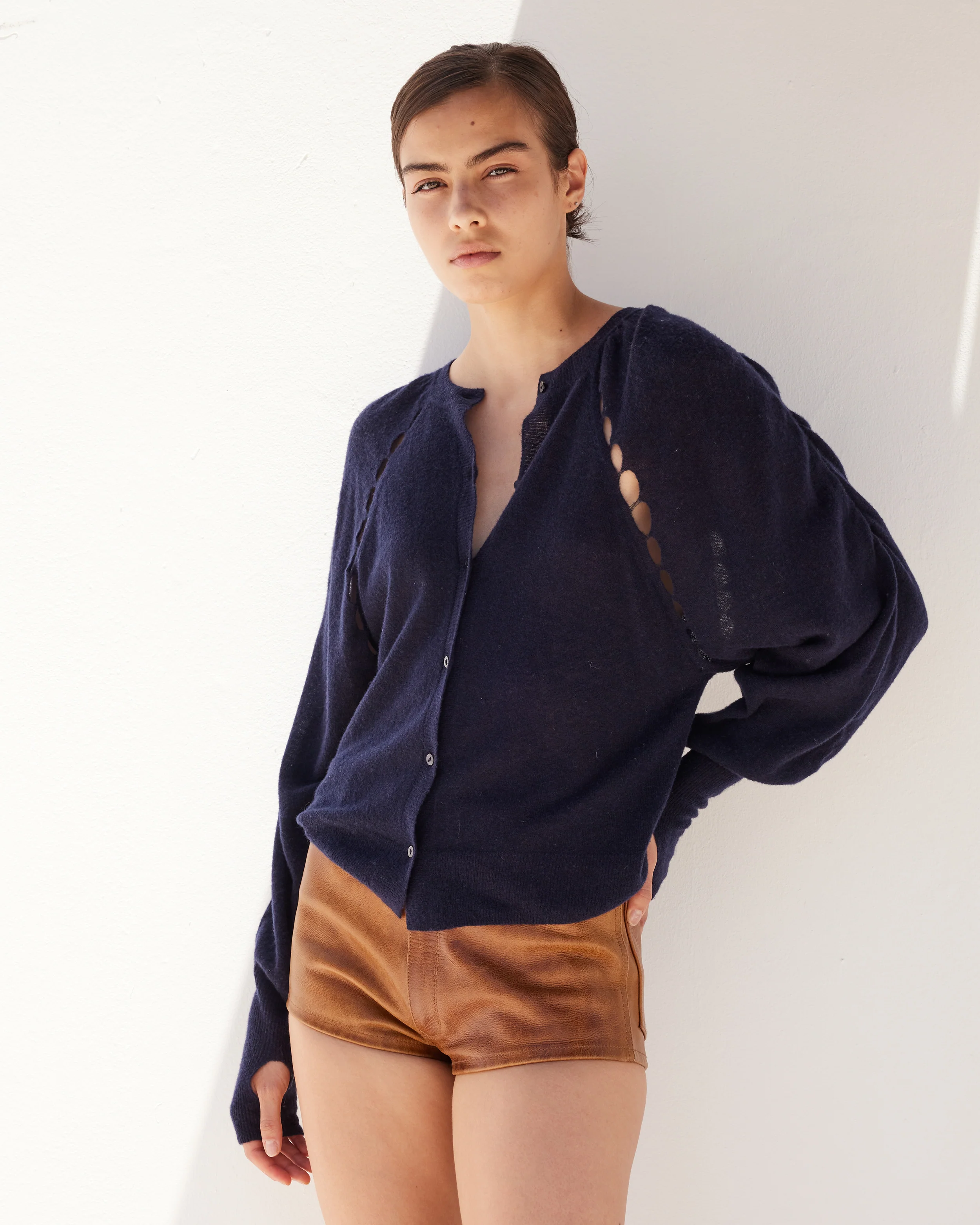Cardigan Carnation - Bleu Marine - Image 3