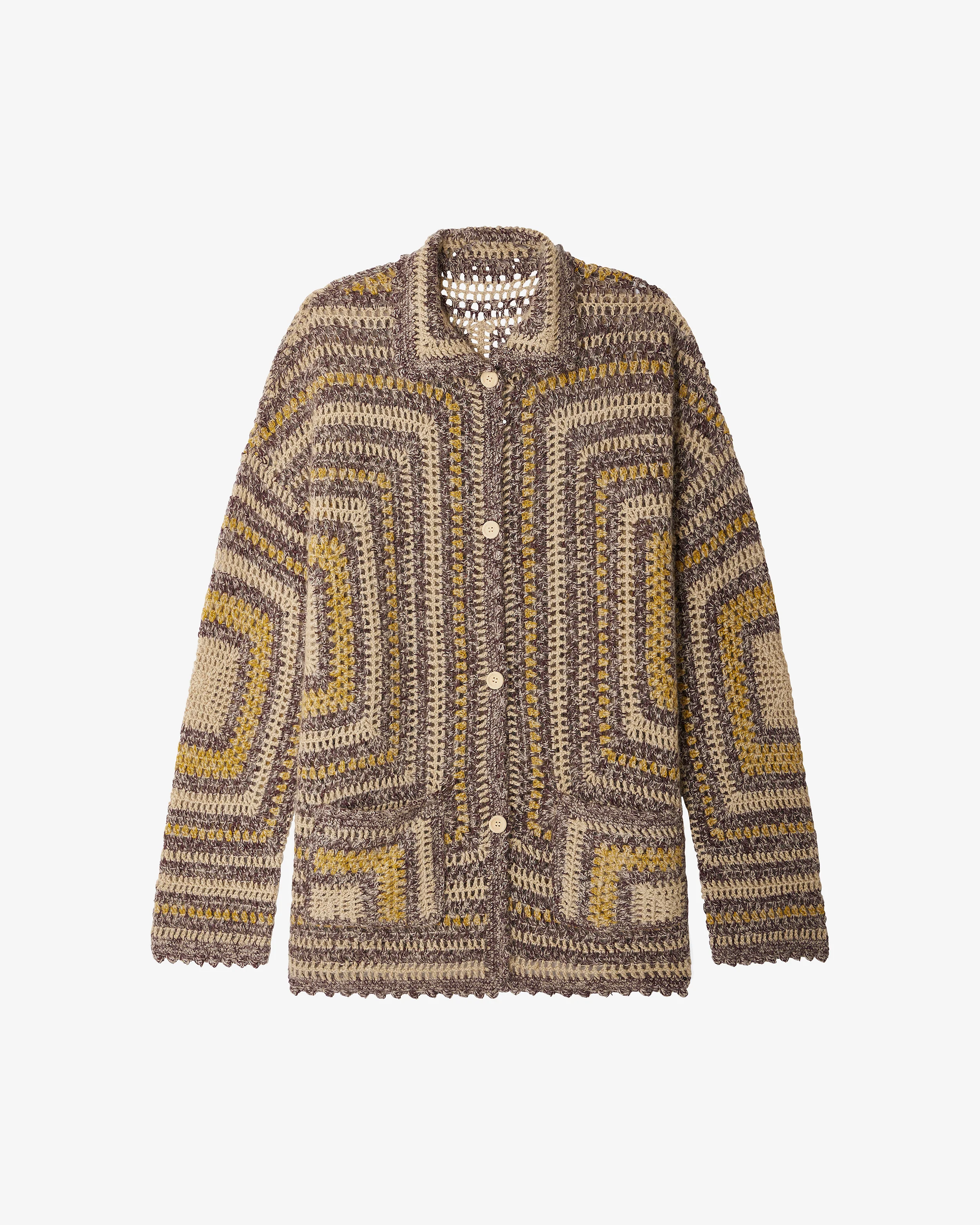 Cardigan Dice - Jaune - Image 8