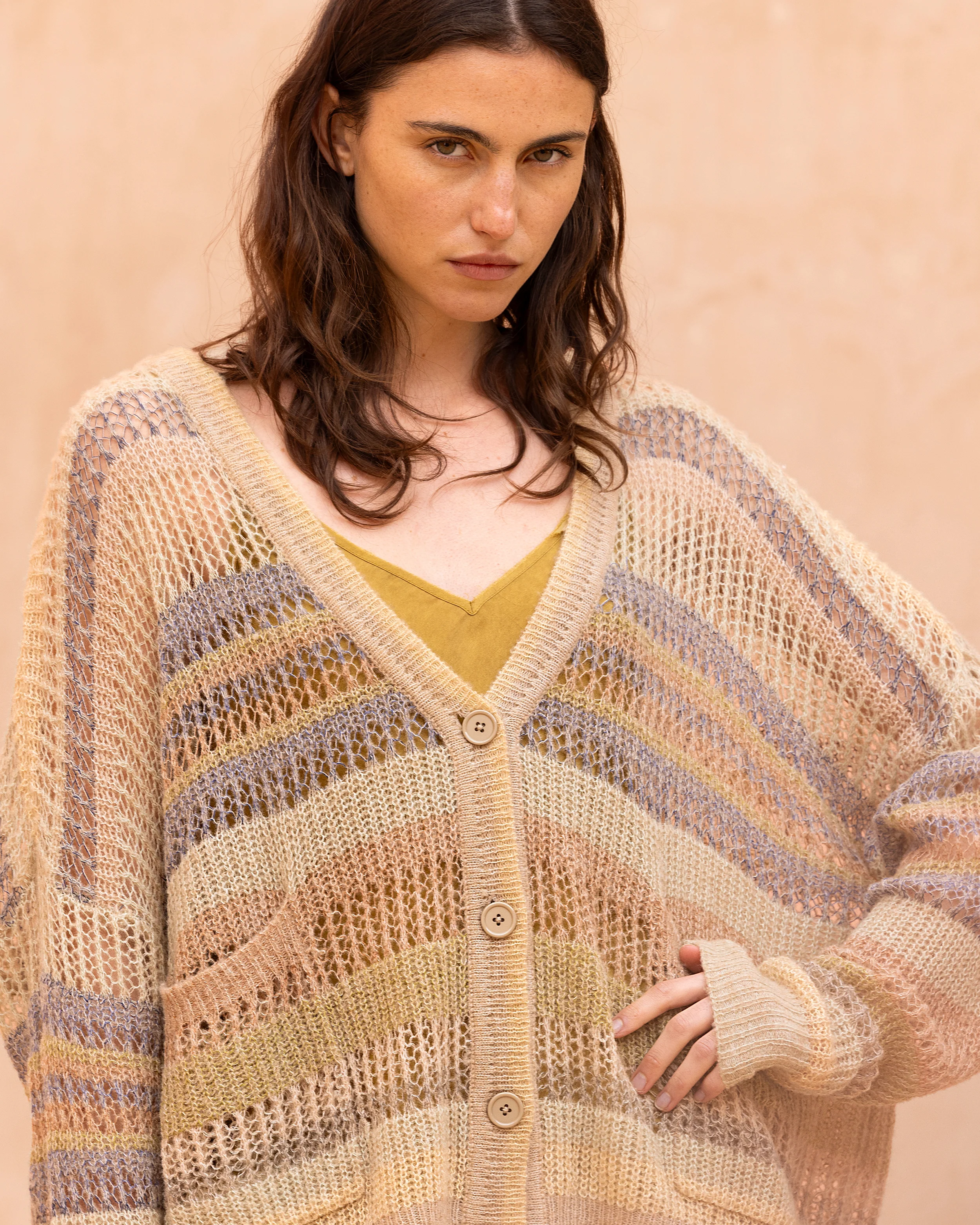 Cardigan Fallord - Beige - Image 3