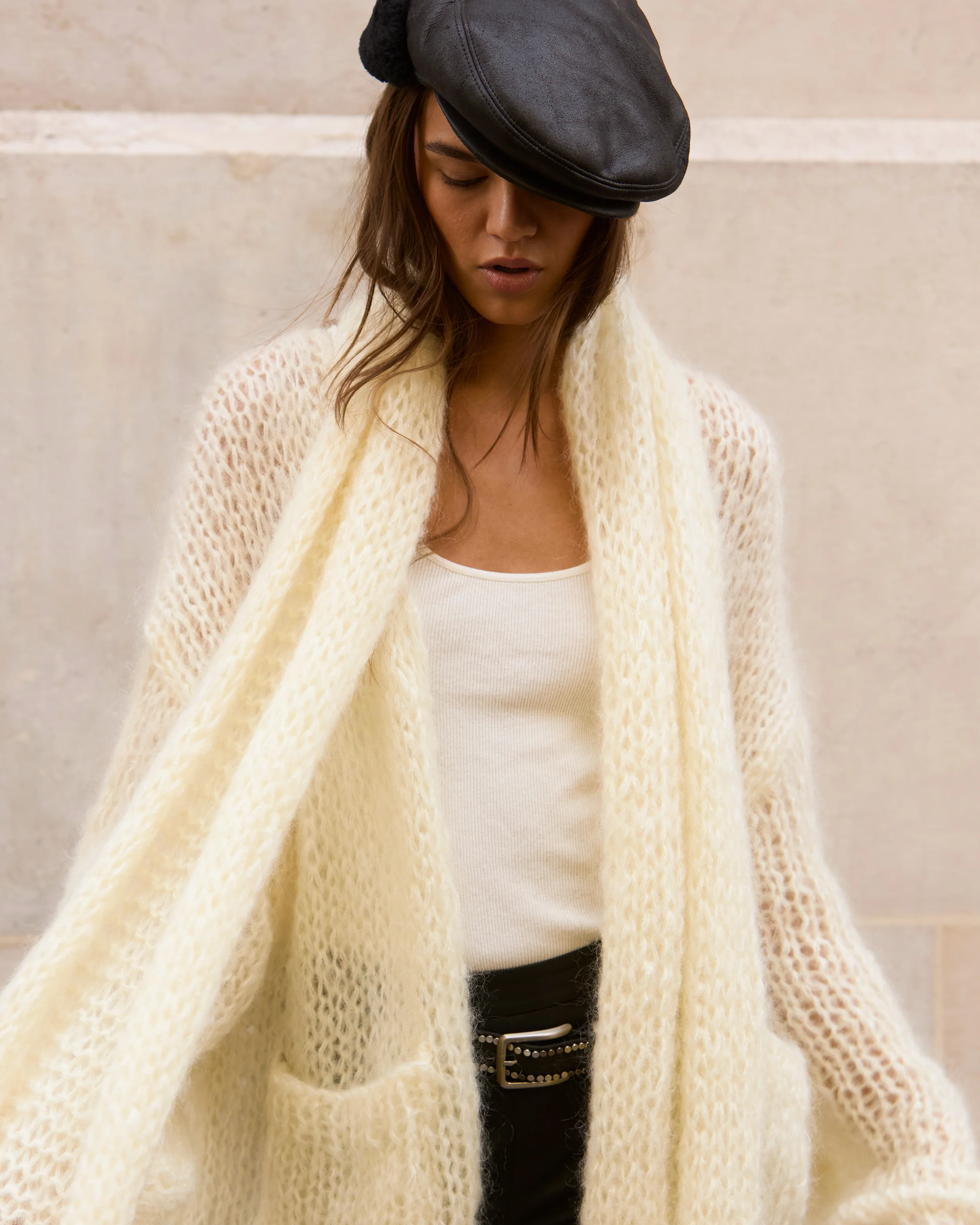 Cardigan Morisse - Ivoire - Image 3