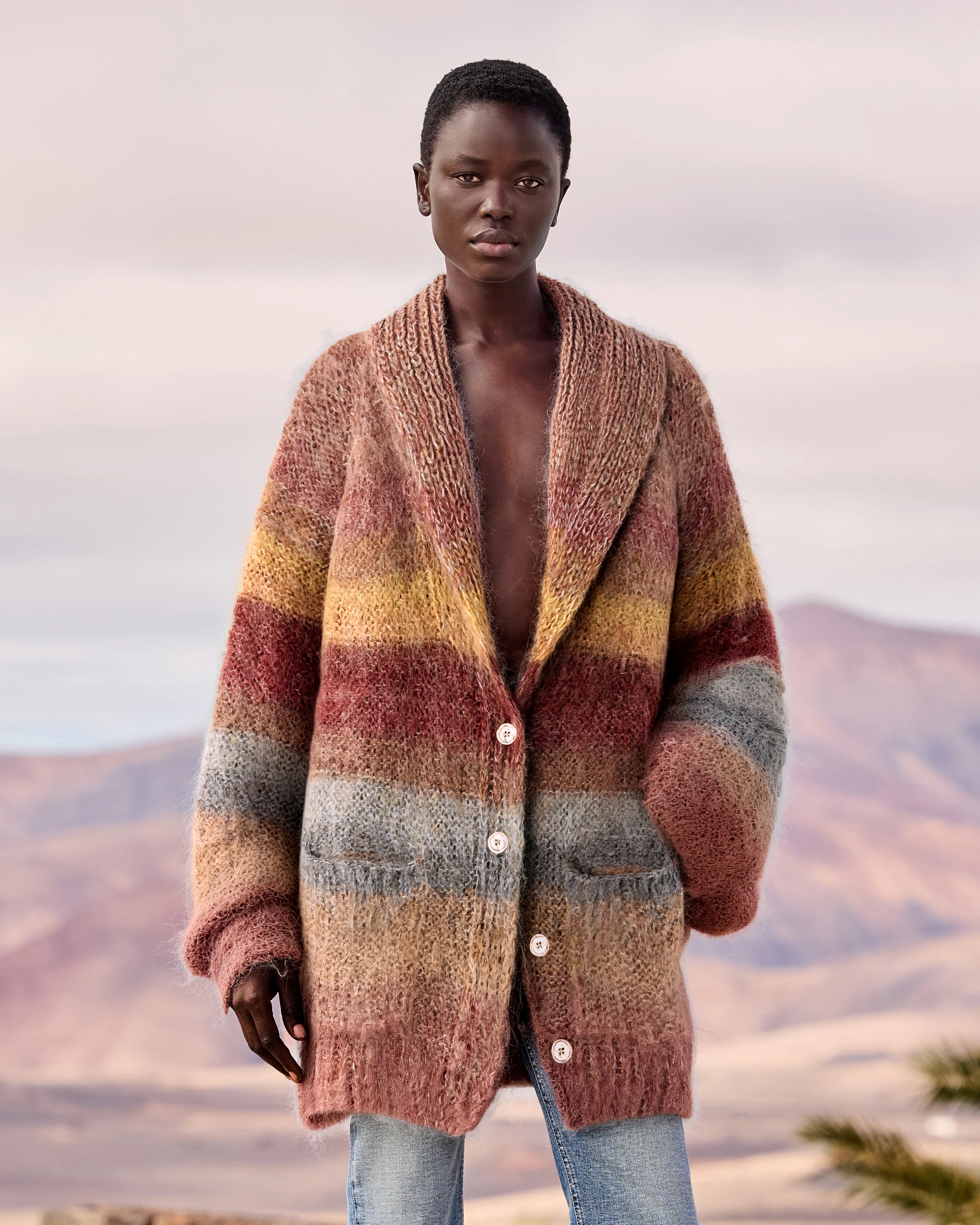 Cardigan Stone - Marron - Image 4