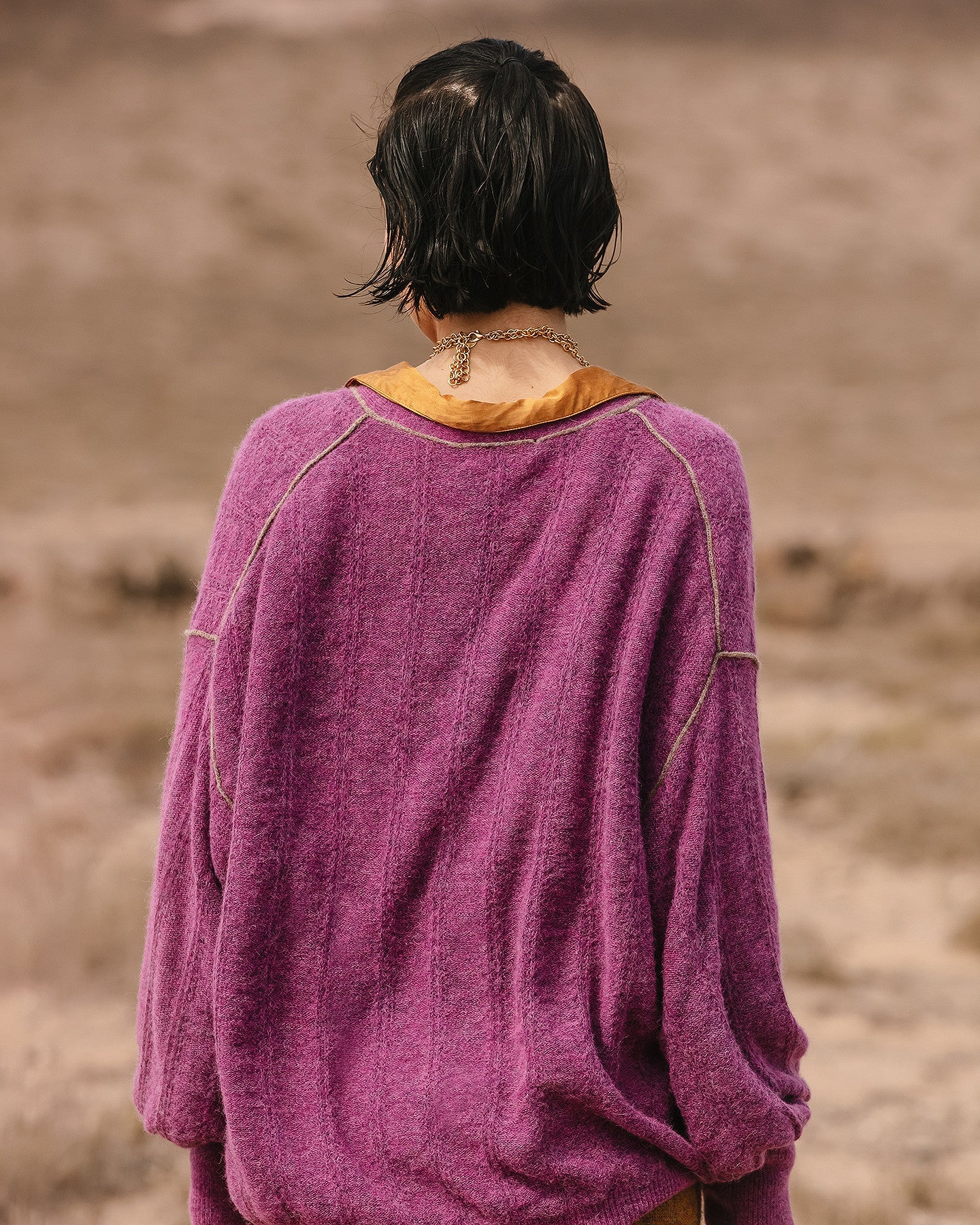 Cardigan Taki - Violet - Image 3