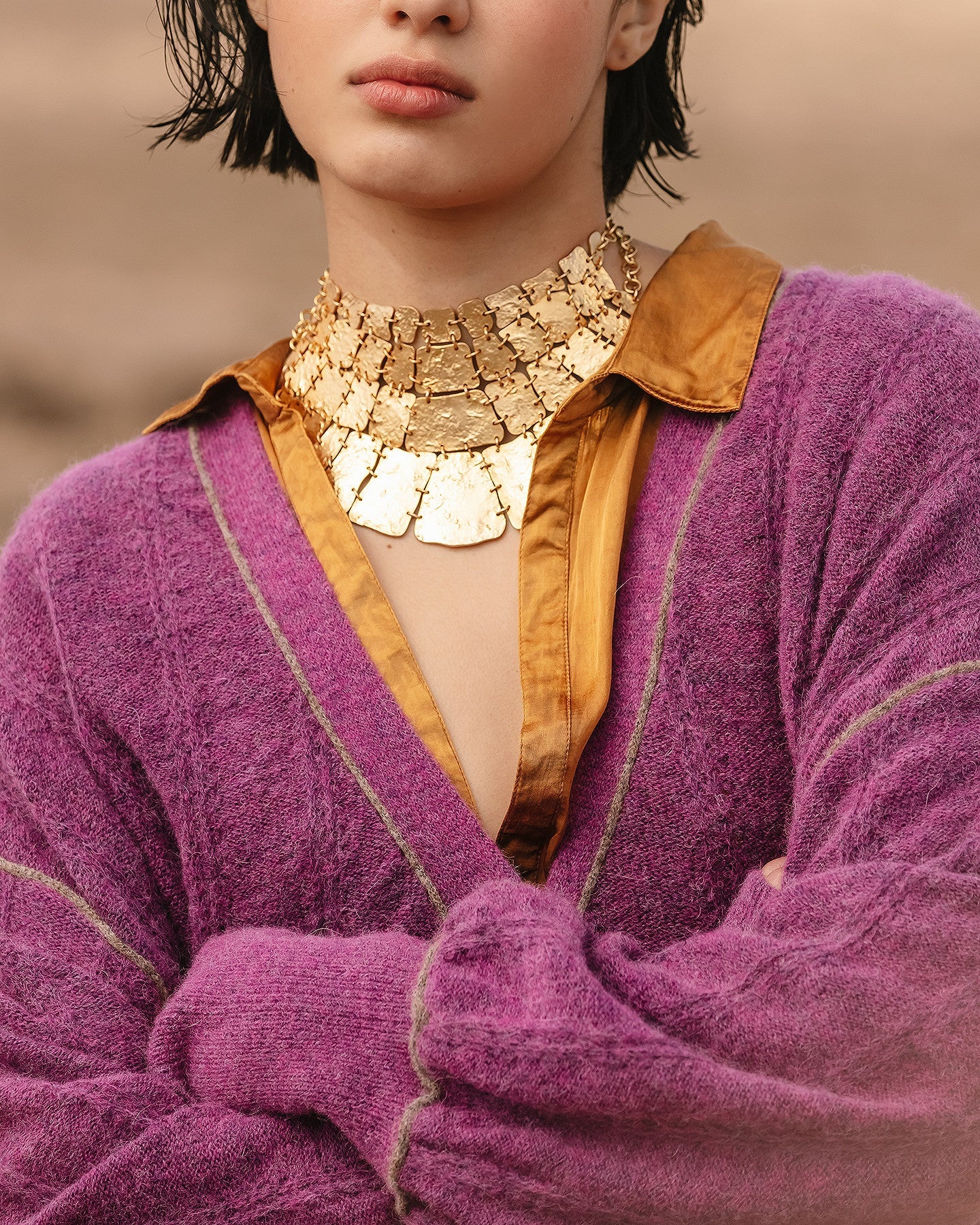 Cardigan Taki - Violet - Image 5