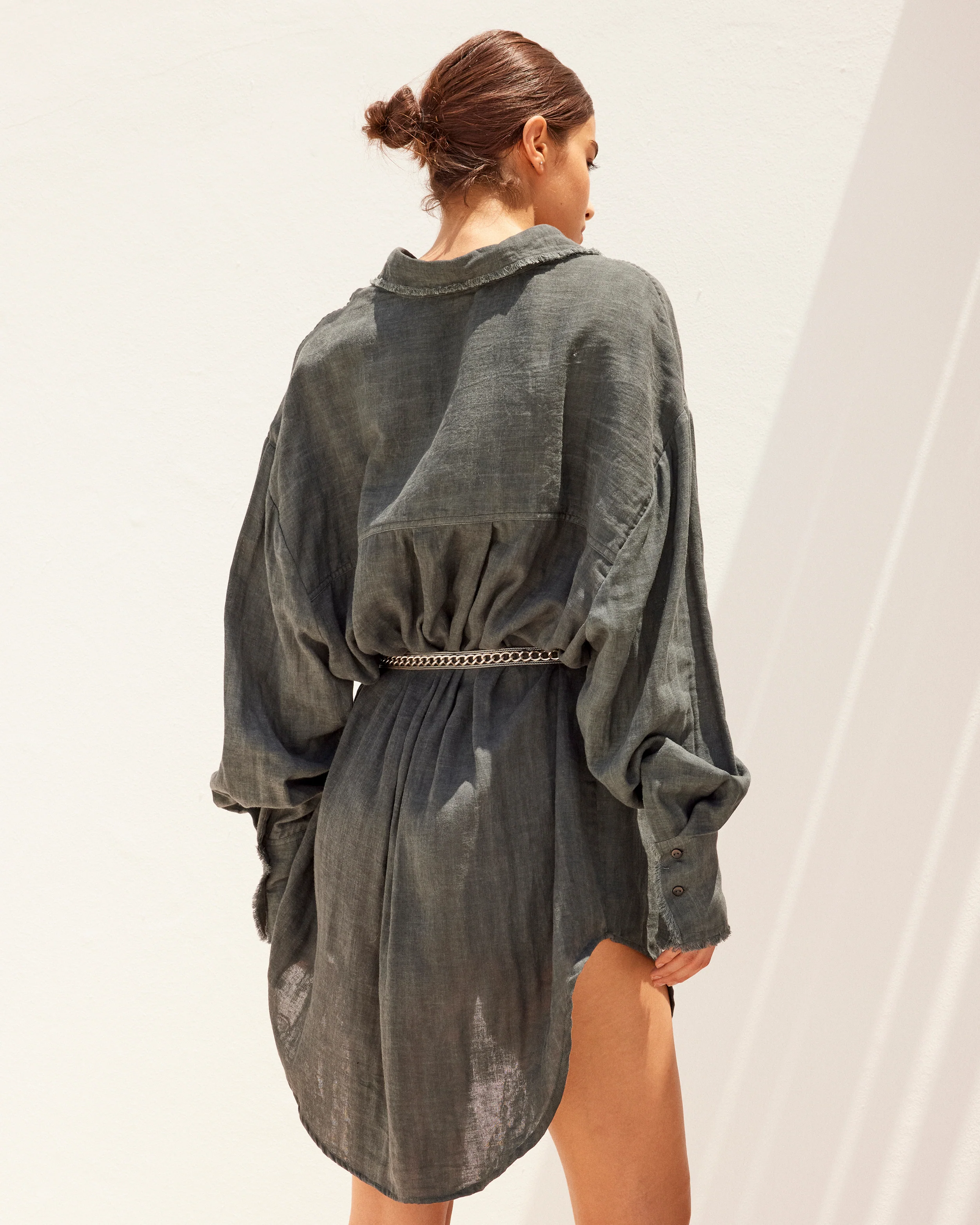 Chemise Crunchy - Gris - Image 4