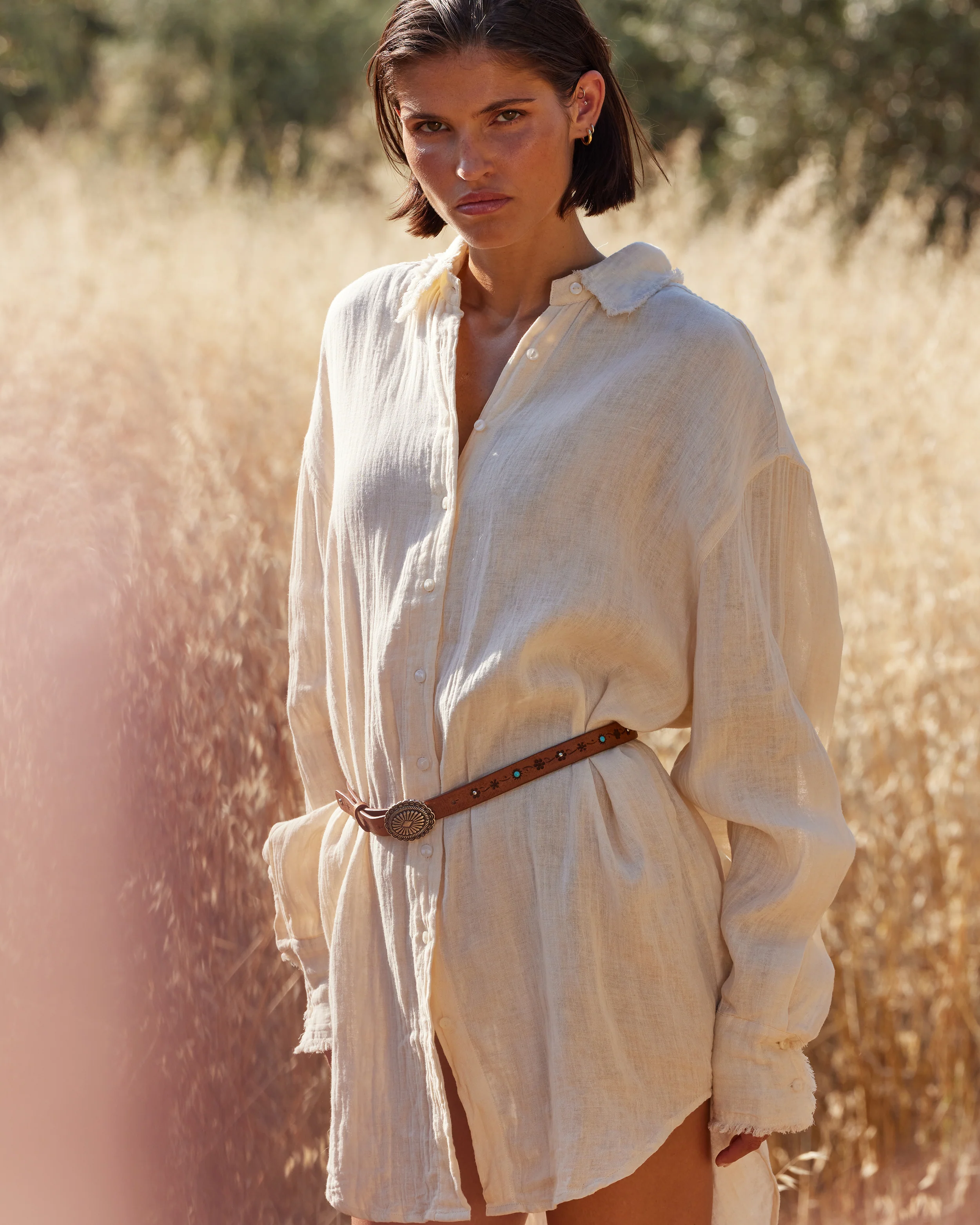 Chemise Crunchy - Ivoire - Image 4