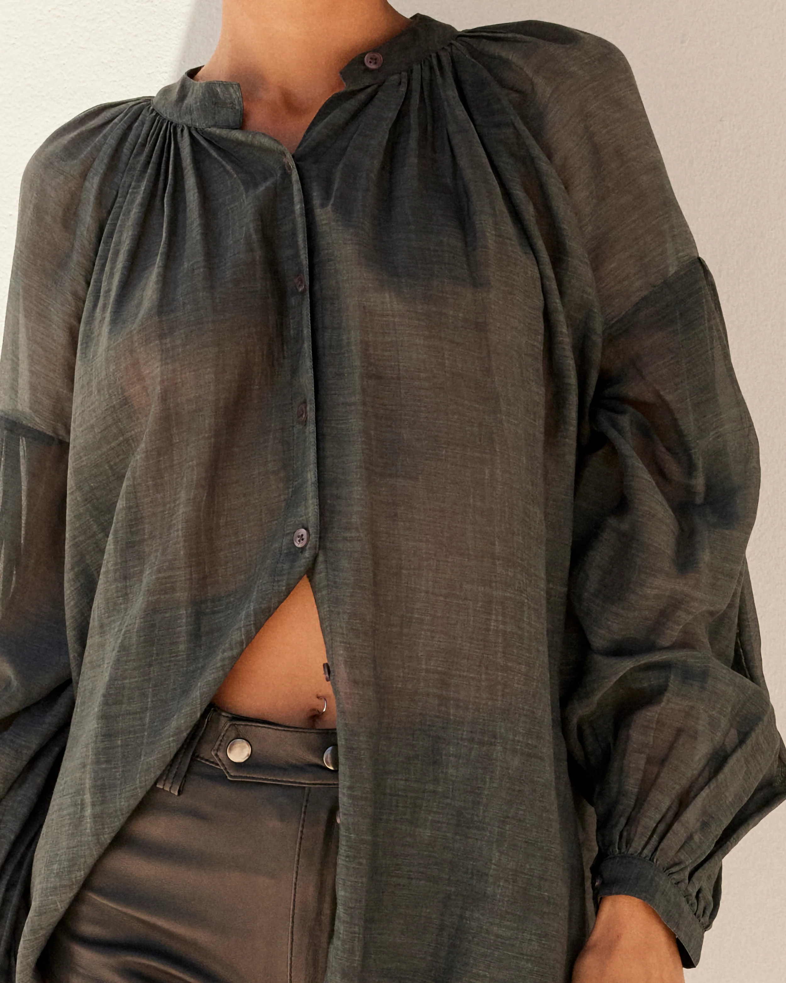 Chemise Culture - Gris - Image 5