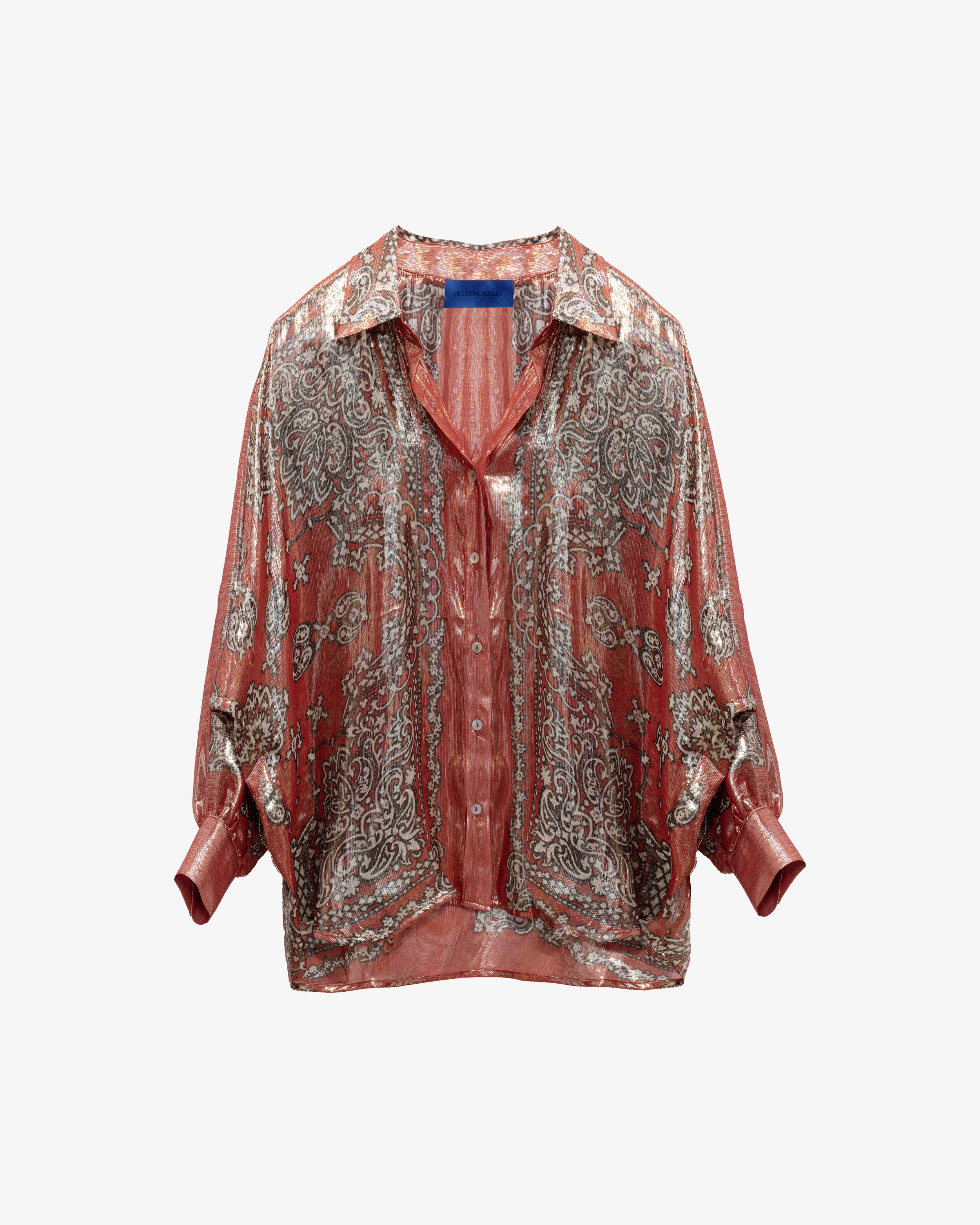 Chemise Glamour - Rouge - Image 5