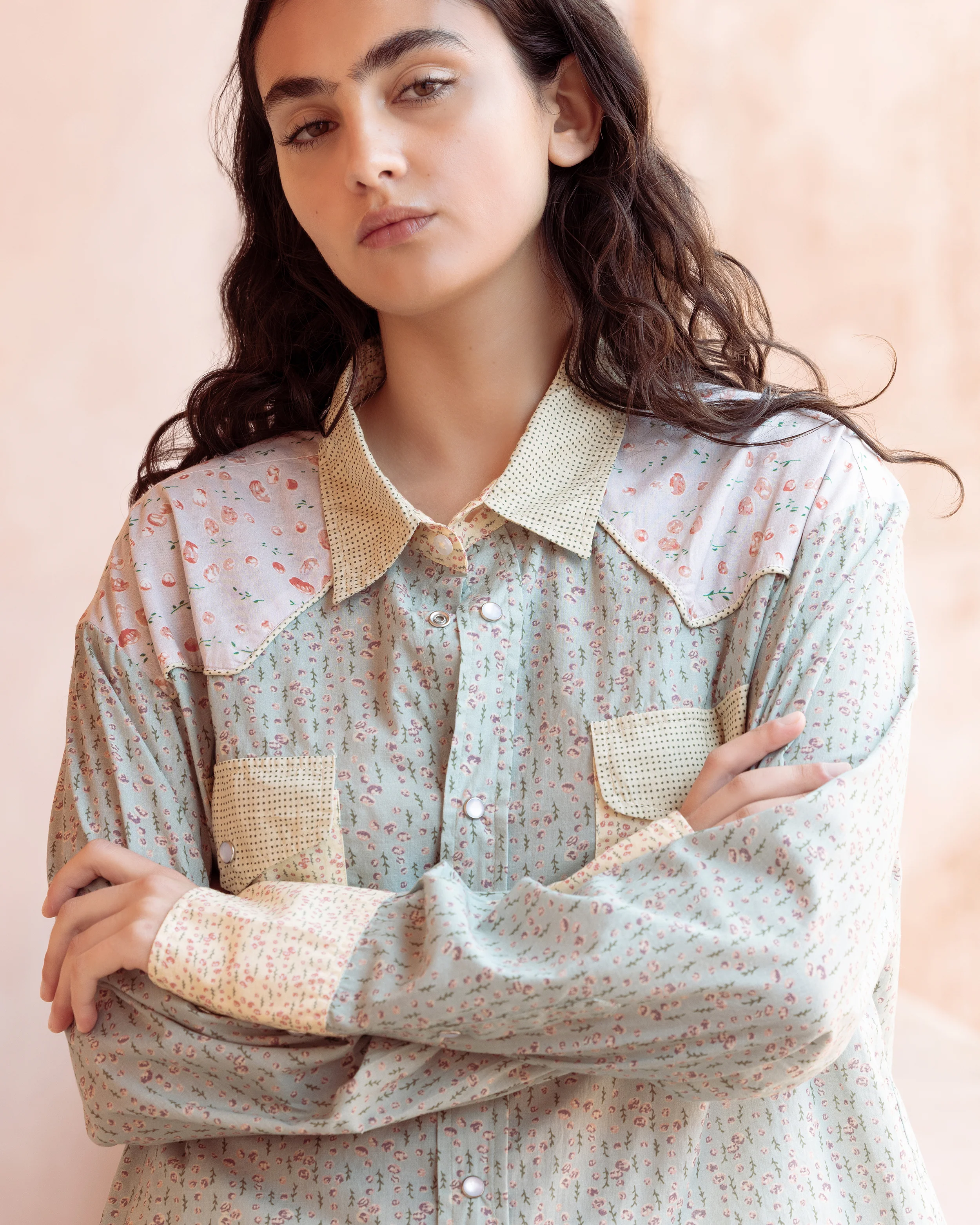 Chemise Lun - Bleu - Image 3