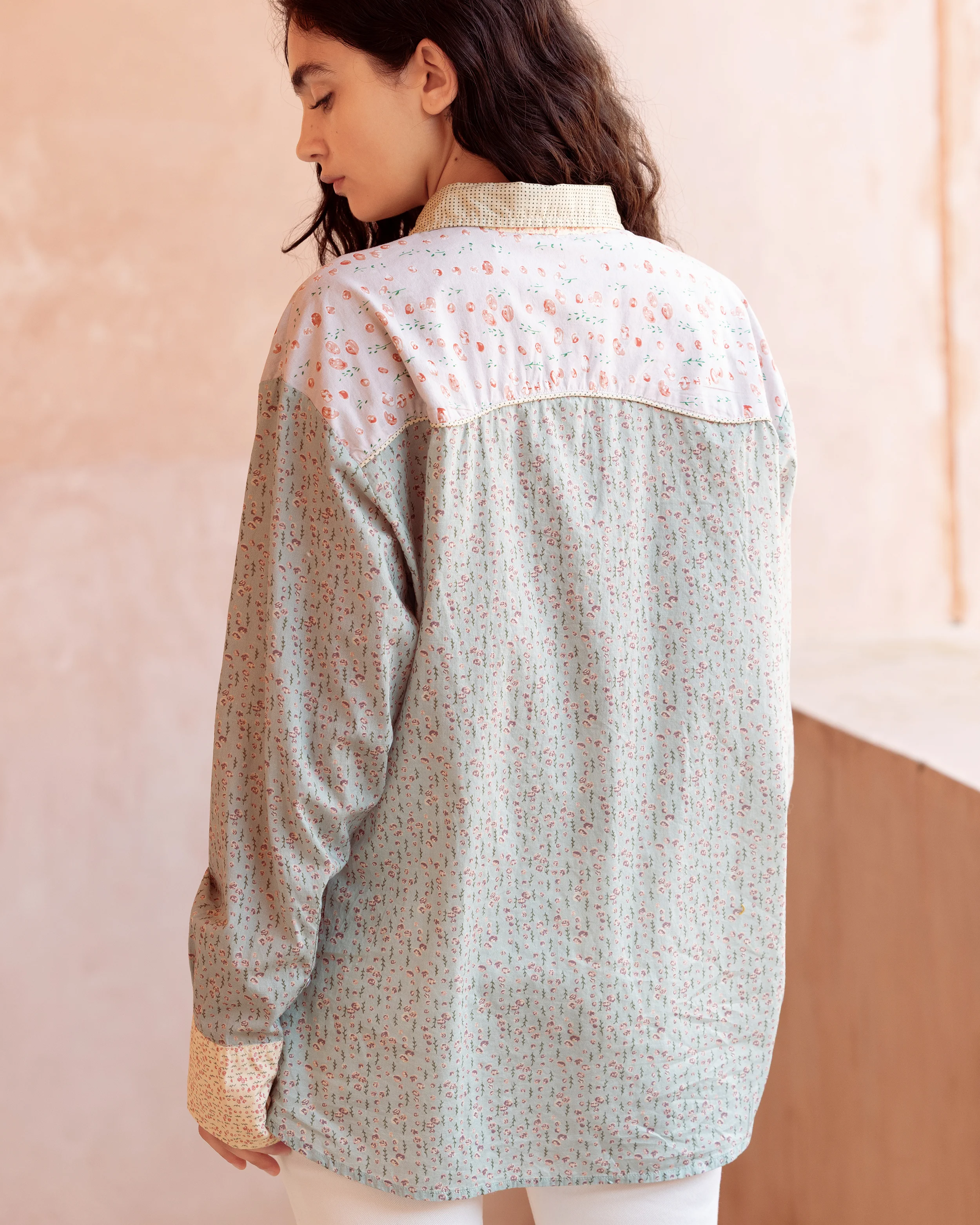 Chemise Lun - Bleu - Image 5