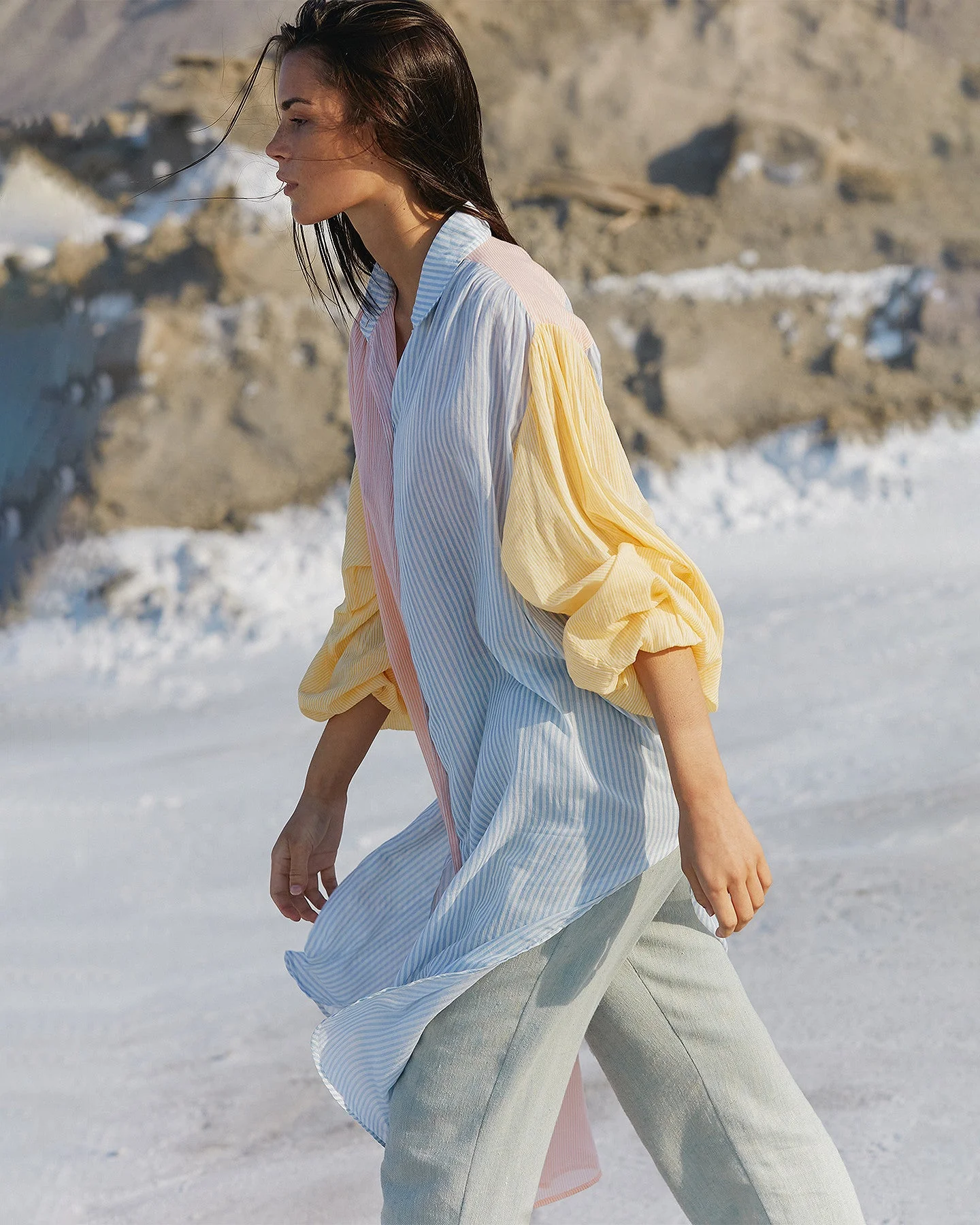 Chemise Maria - Jaune - Image 4