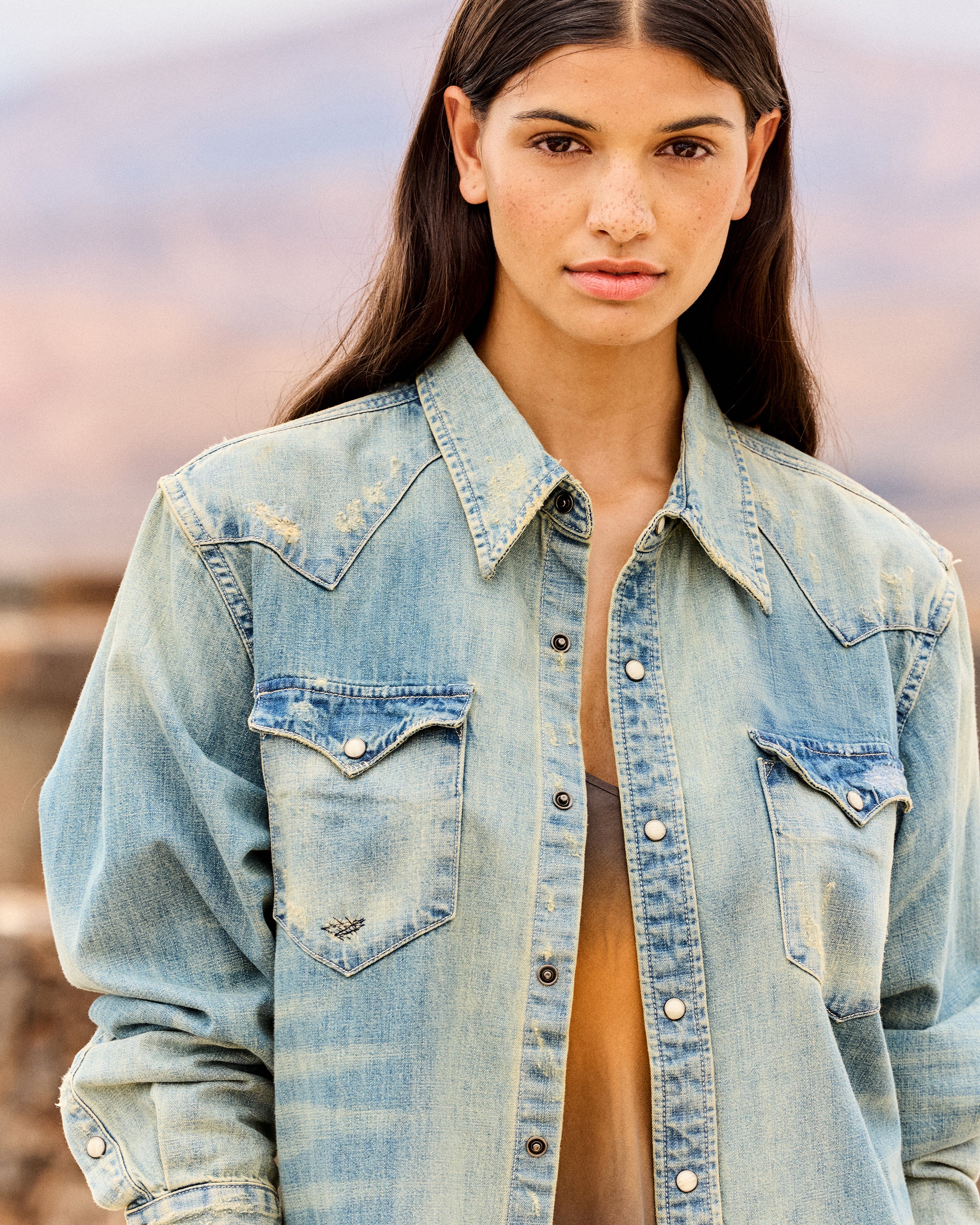 Chemise Sophie - Denim - Image 2