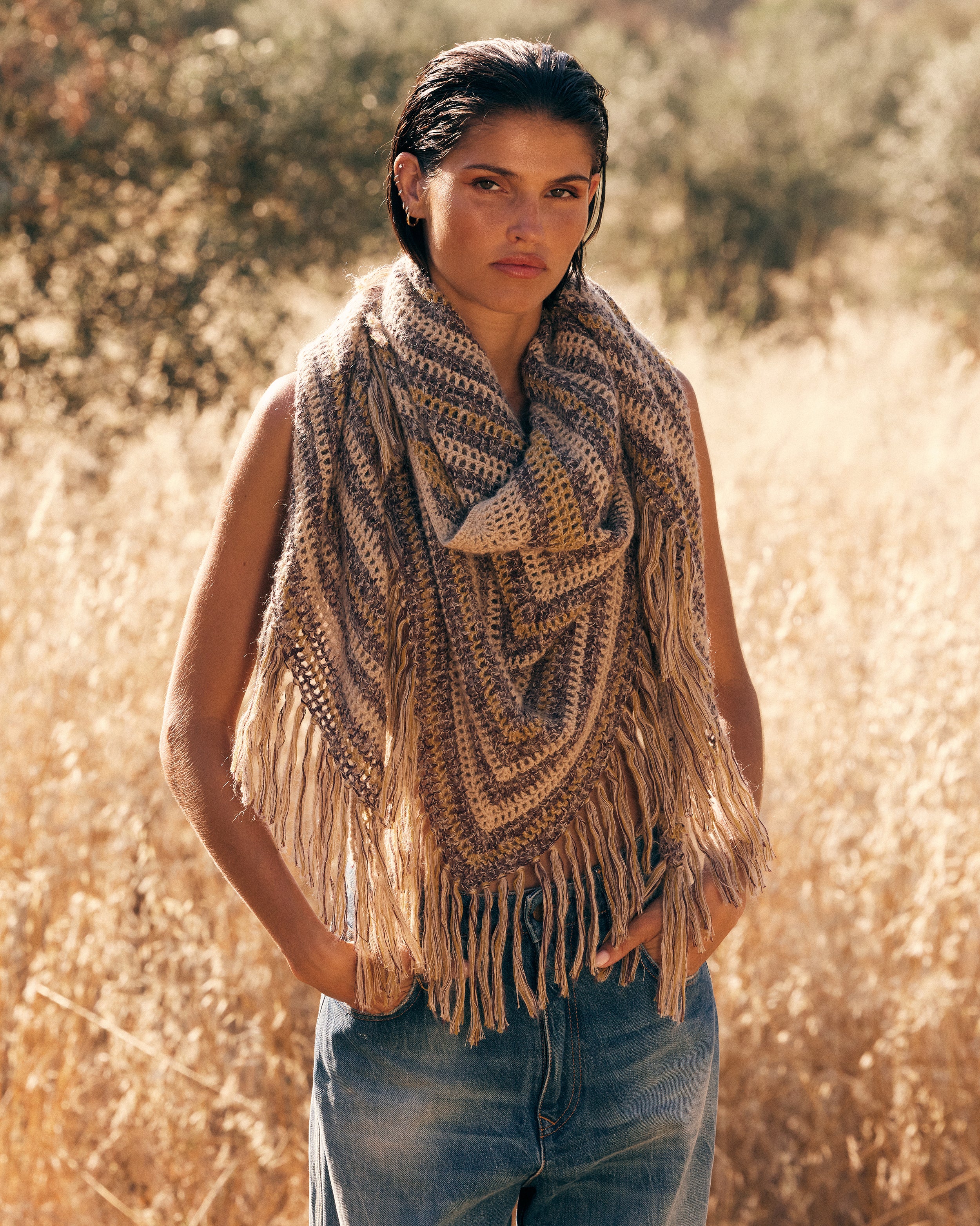 Foulard Dicarlo - Jaune - Image 4