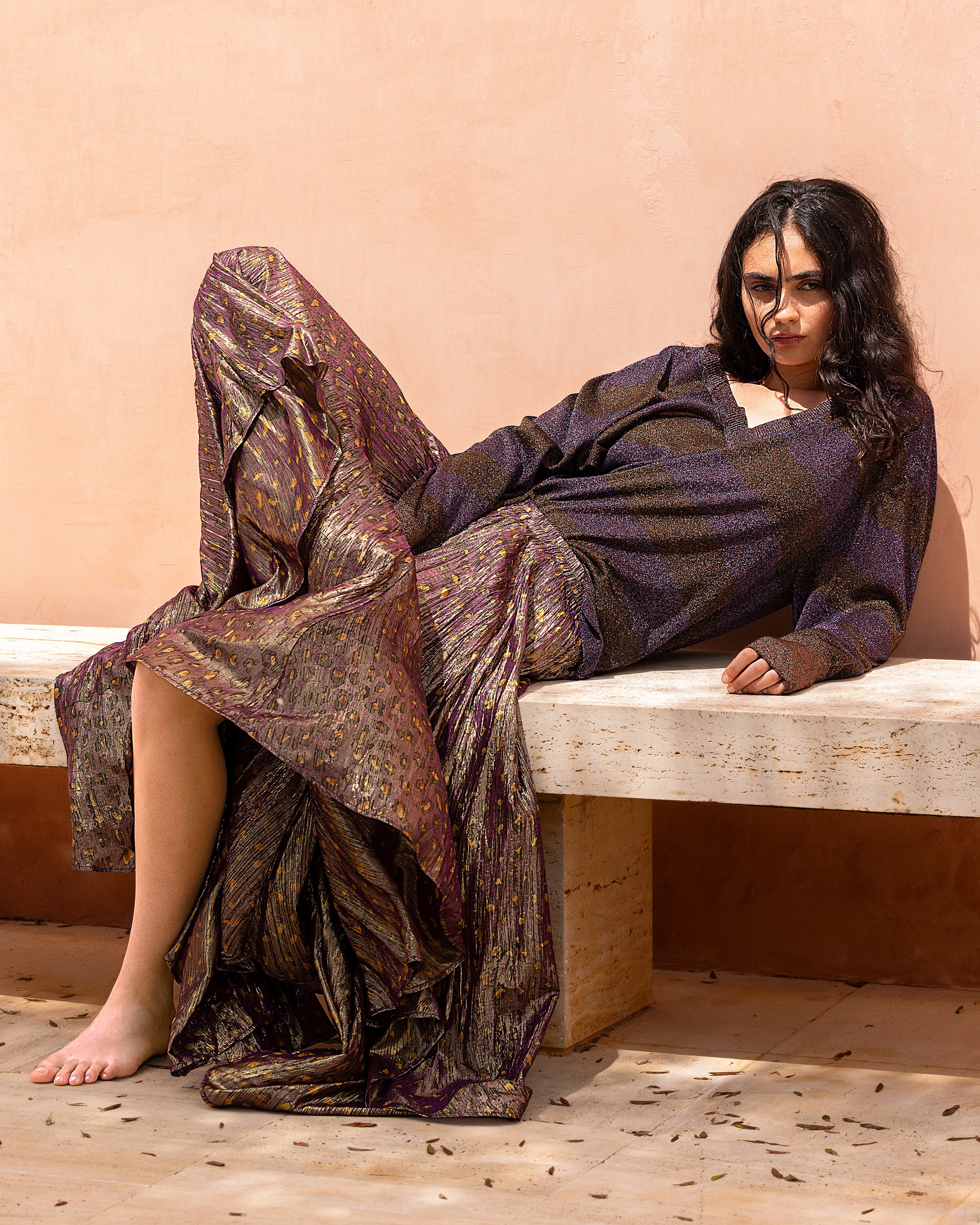 Jupe Isolde - Violet - Image 3