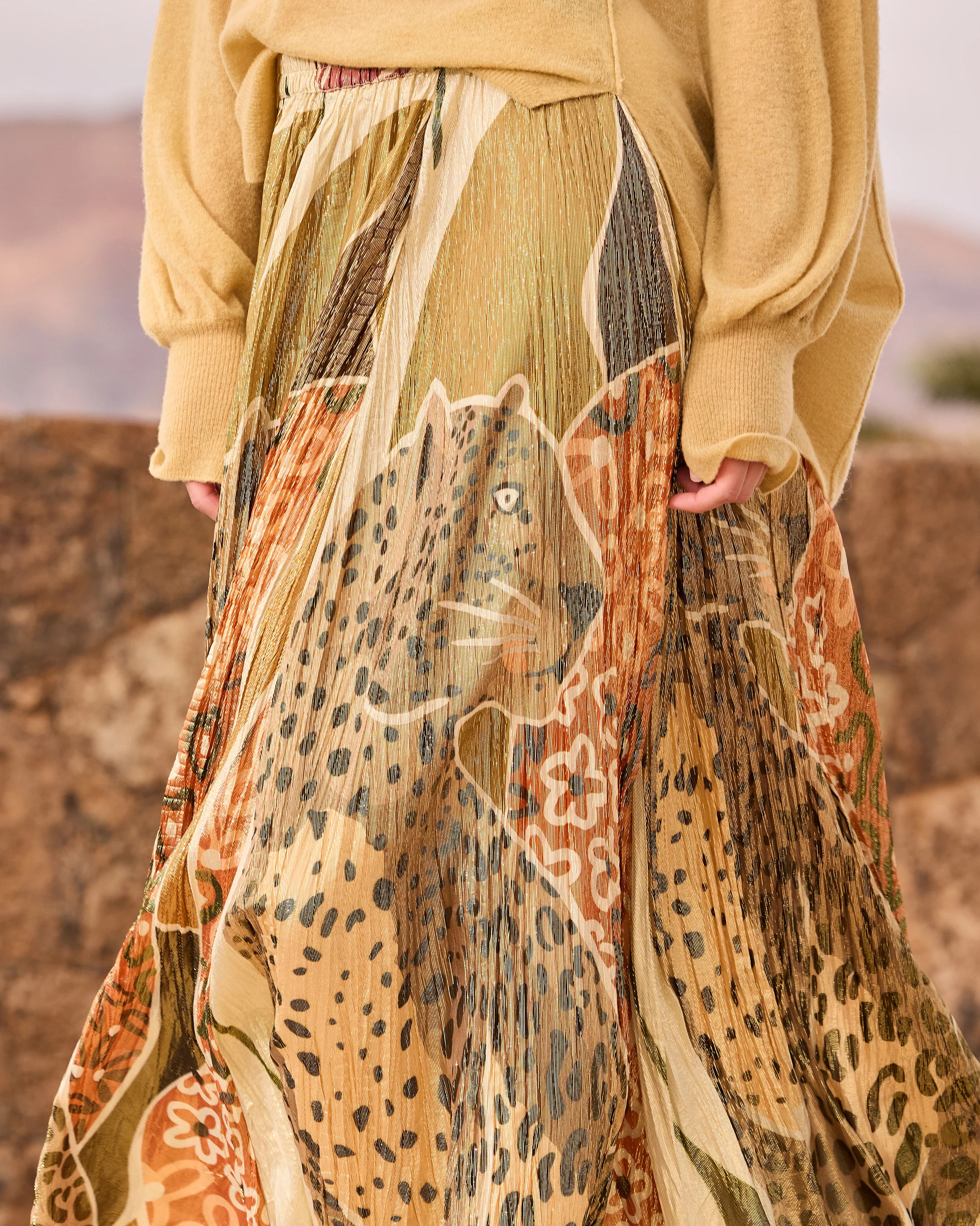 Jupe Justy - Jaune - Image 3