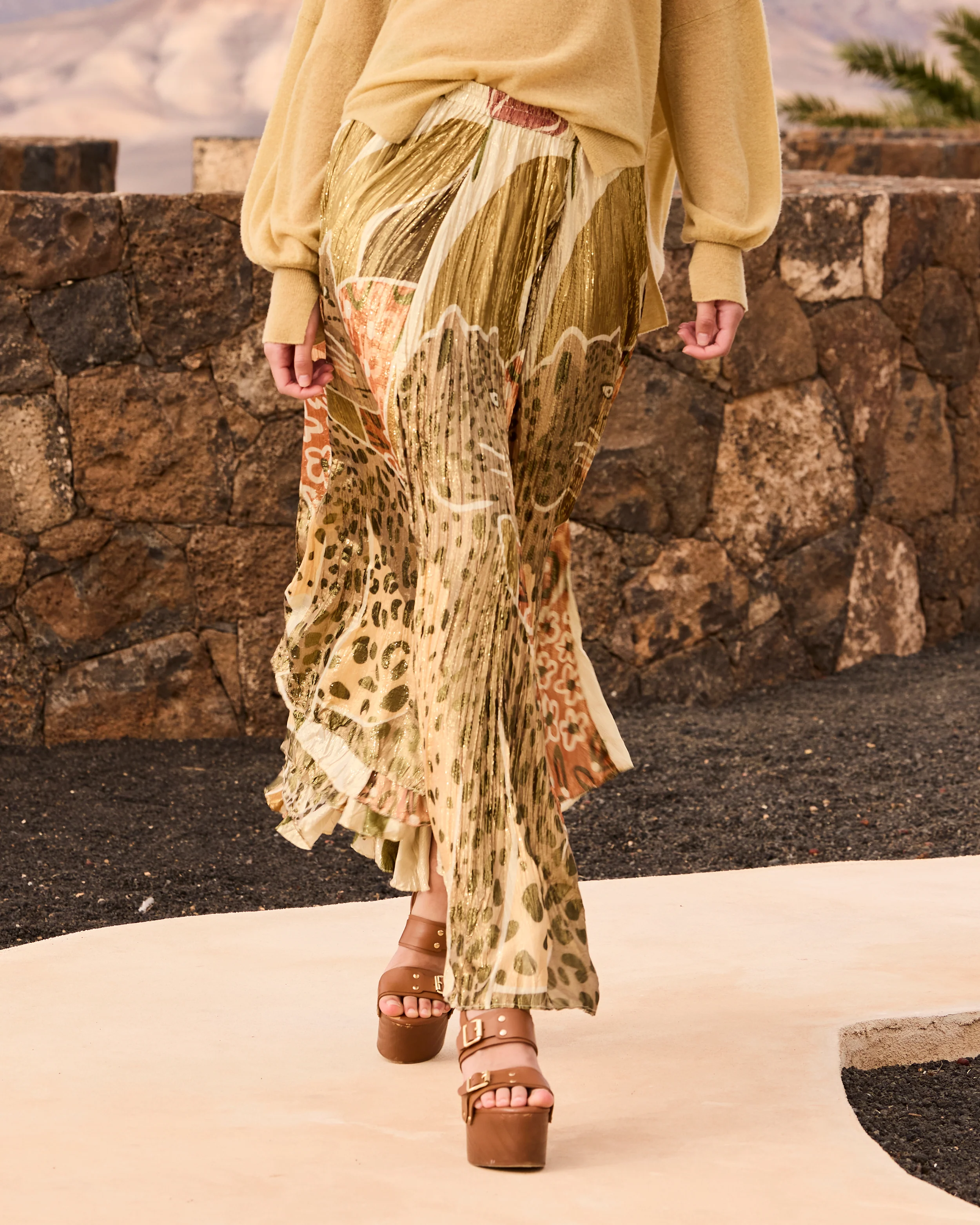 Jupe Justy - Jaune - Image 4