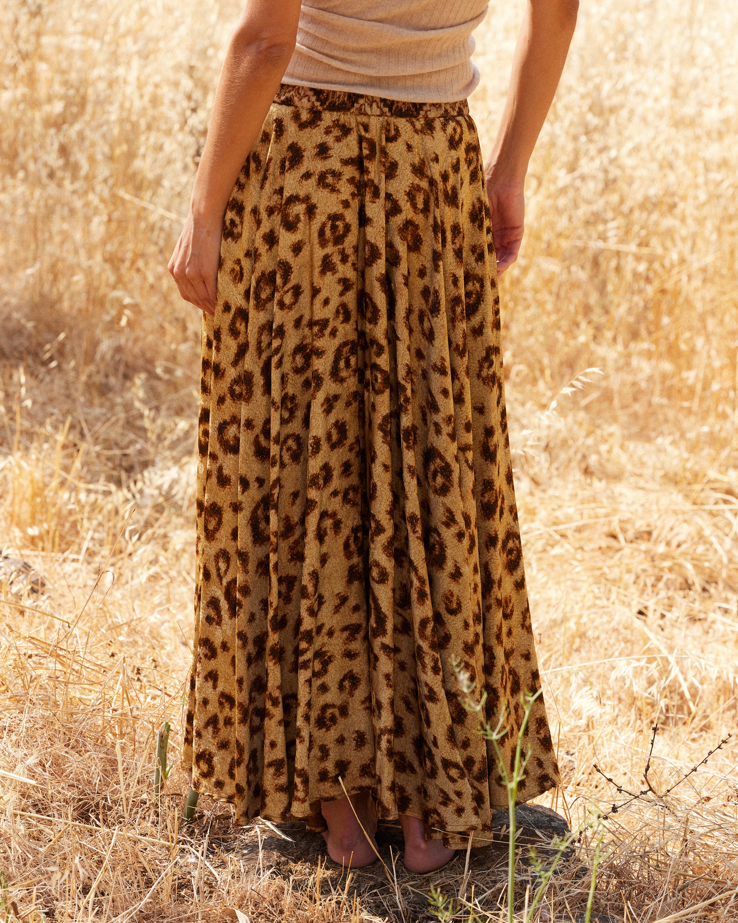 Jupe Lino - Beige - Image 4