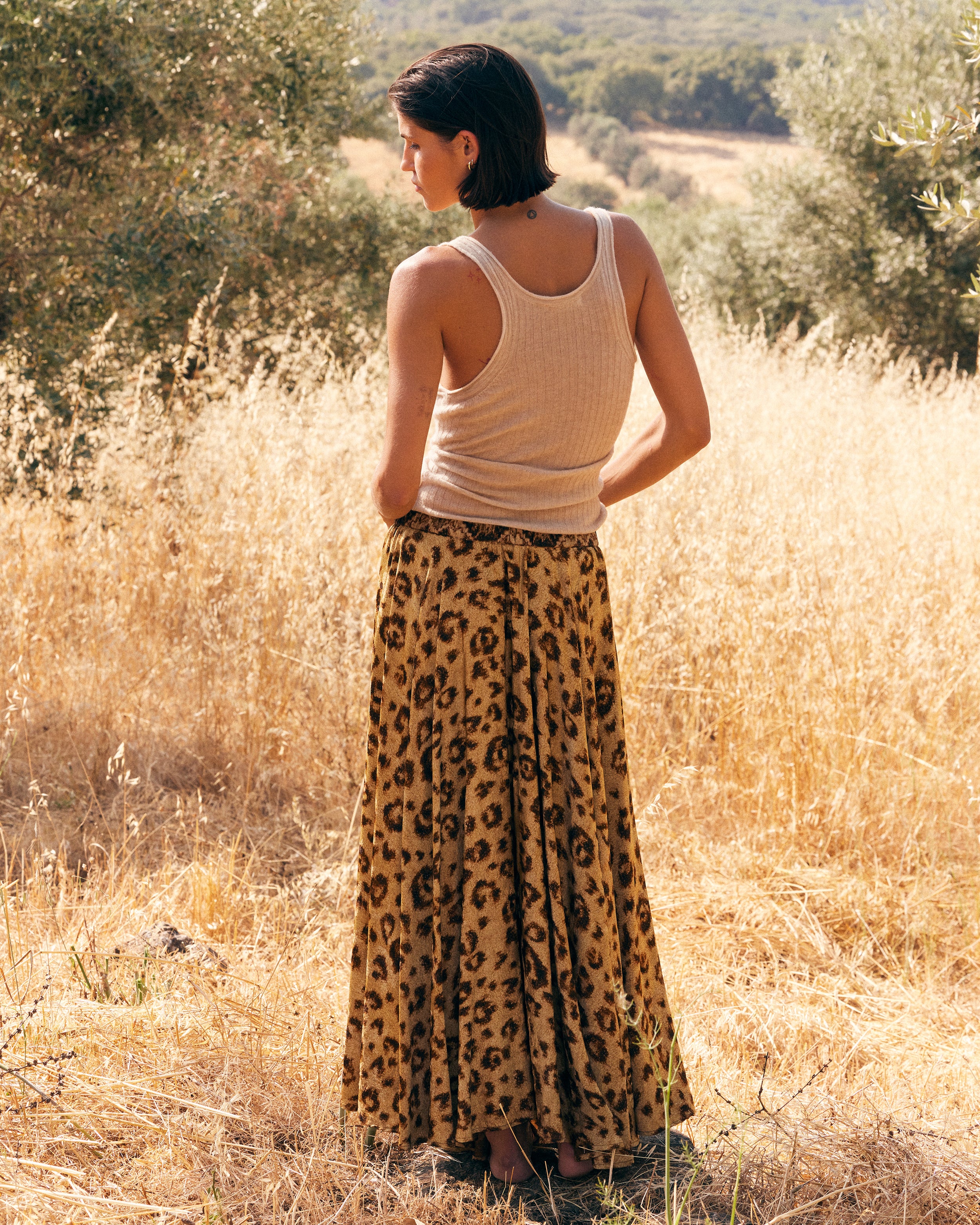 Jupe Lino - Beige - Image 5