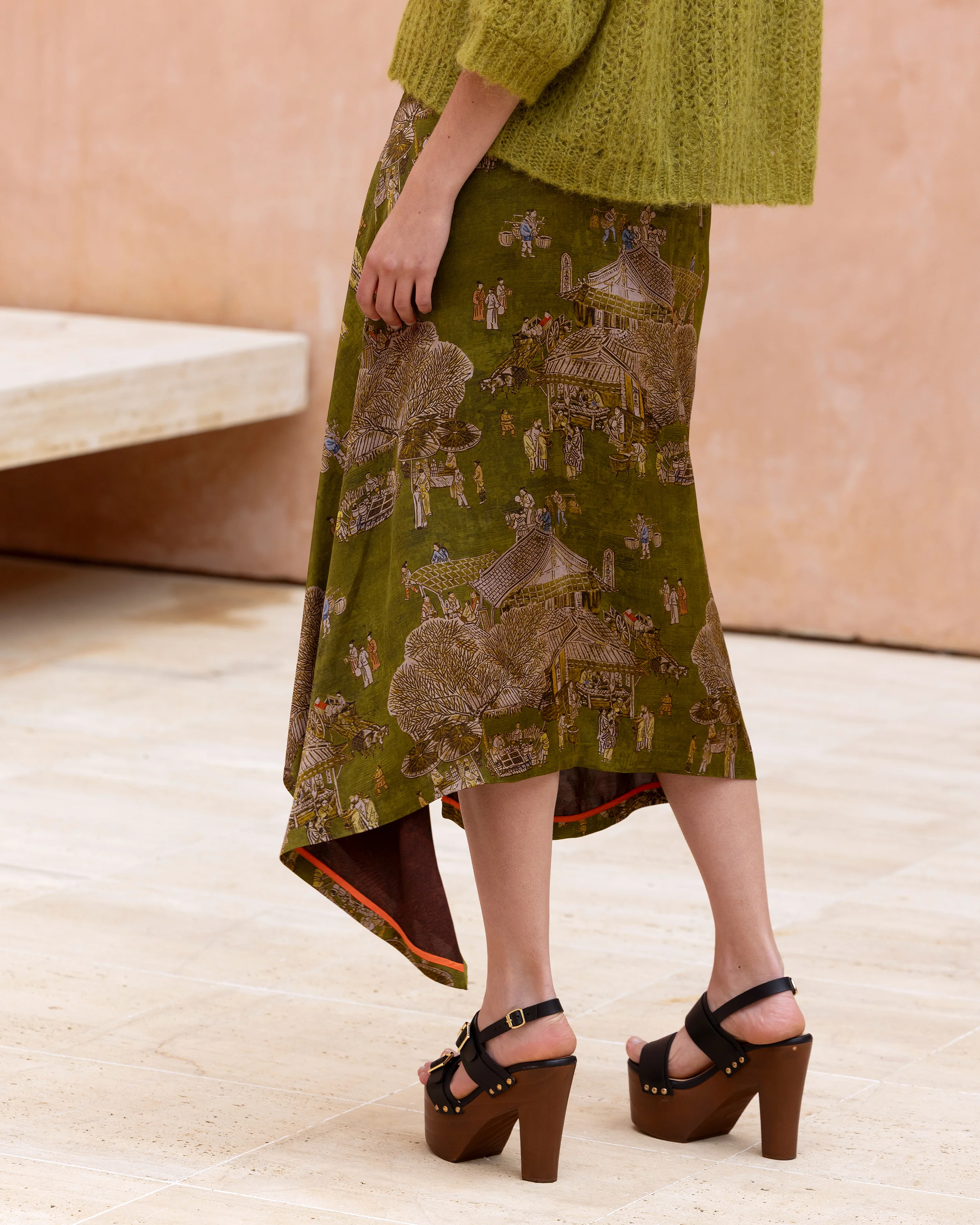 Jupe Pavo - Vert - Image 4
