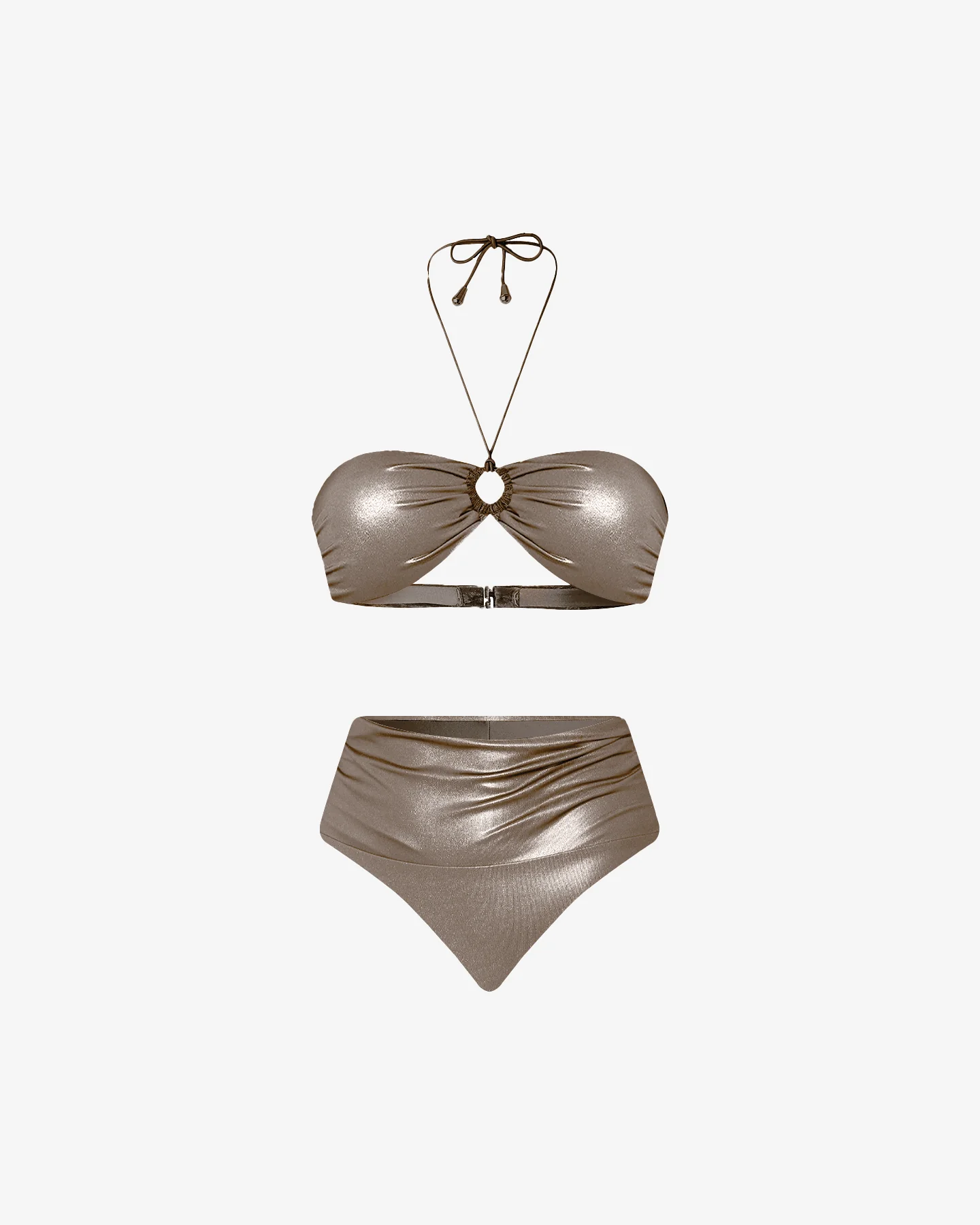 Maillot De Bain Duxy - Taupe - Image 4