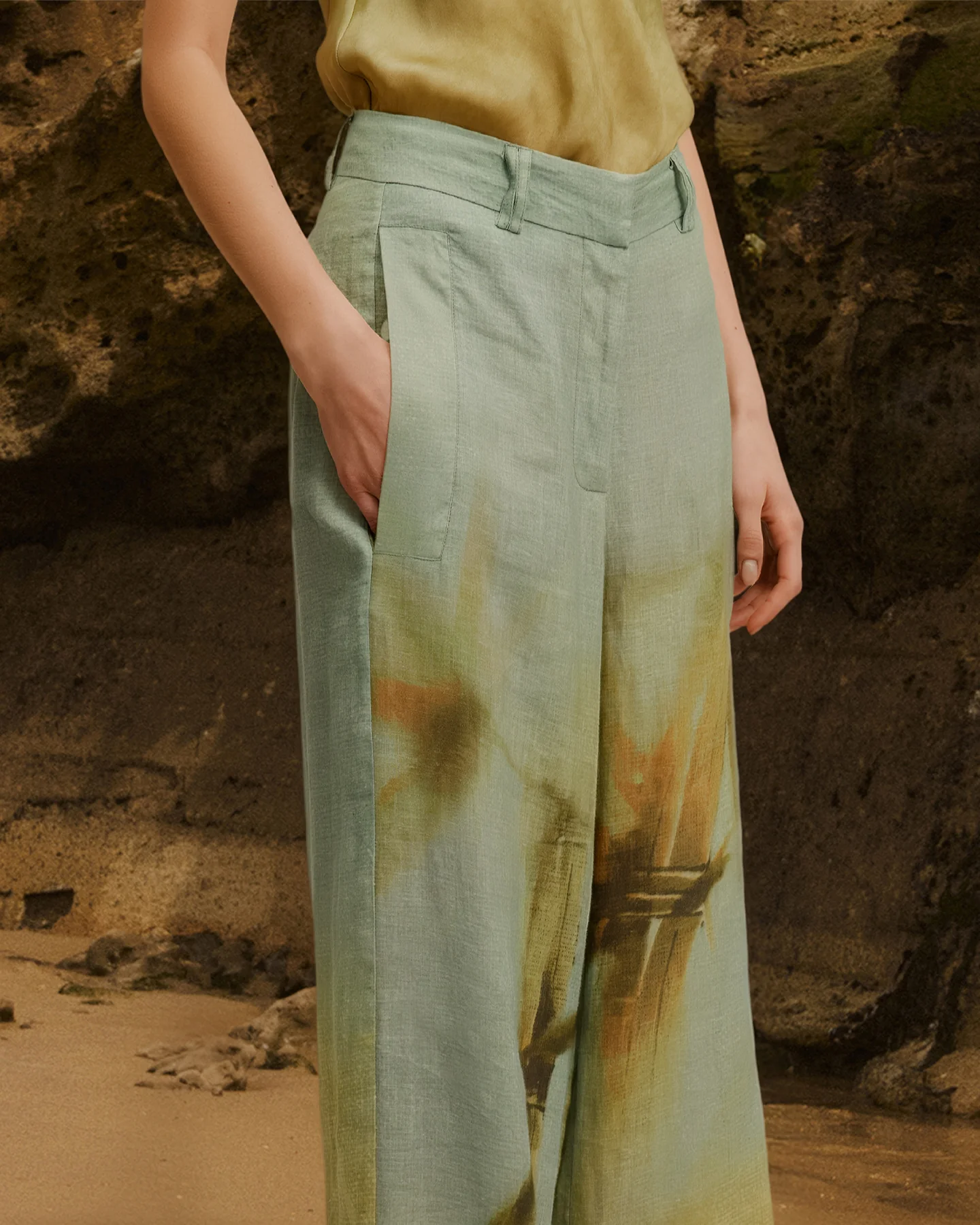 Pantalon Bedulis - Vert - Image 3