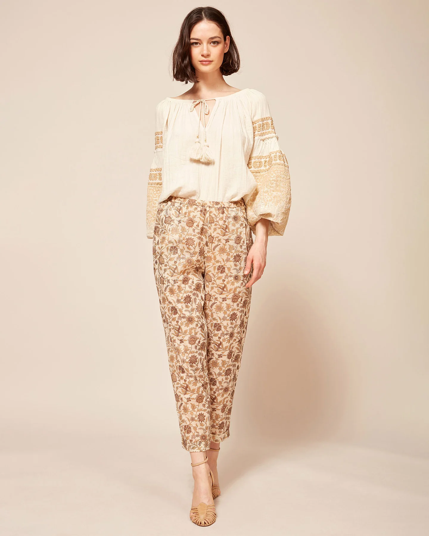 Pantalon Calune - Ocre - Image 5