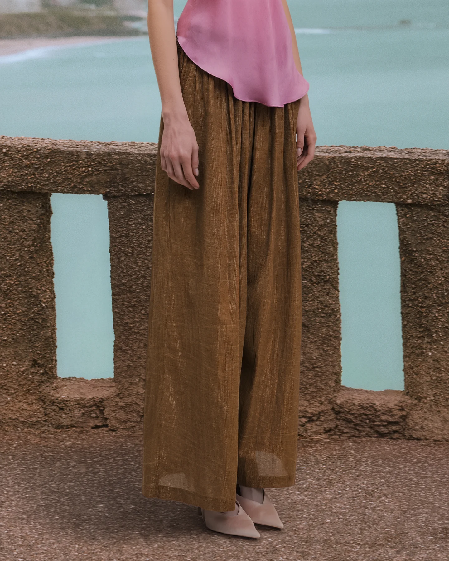 Pantalon Dahbia - Olive - Image 2