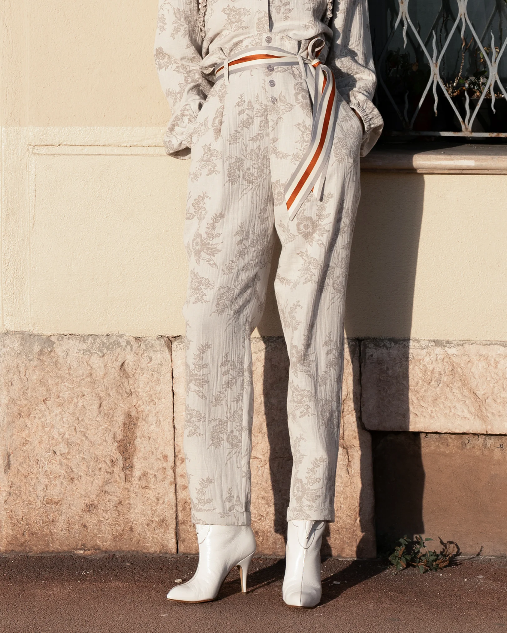 Pantalon Edal - Porcelaine - Image 2