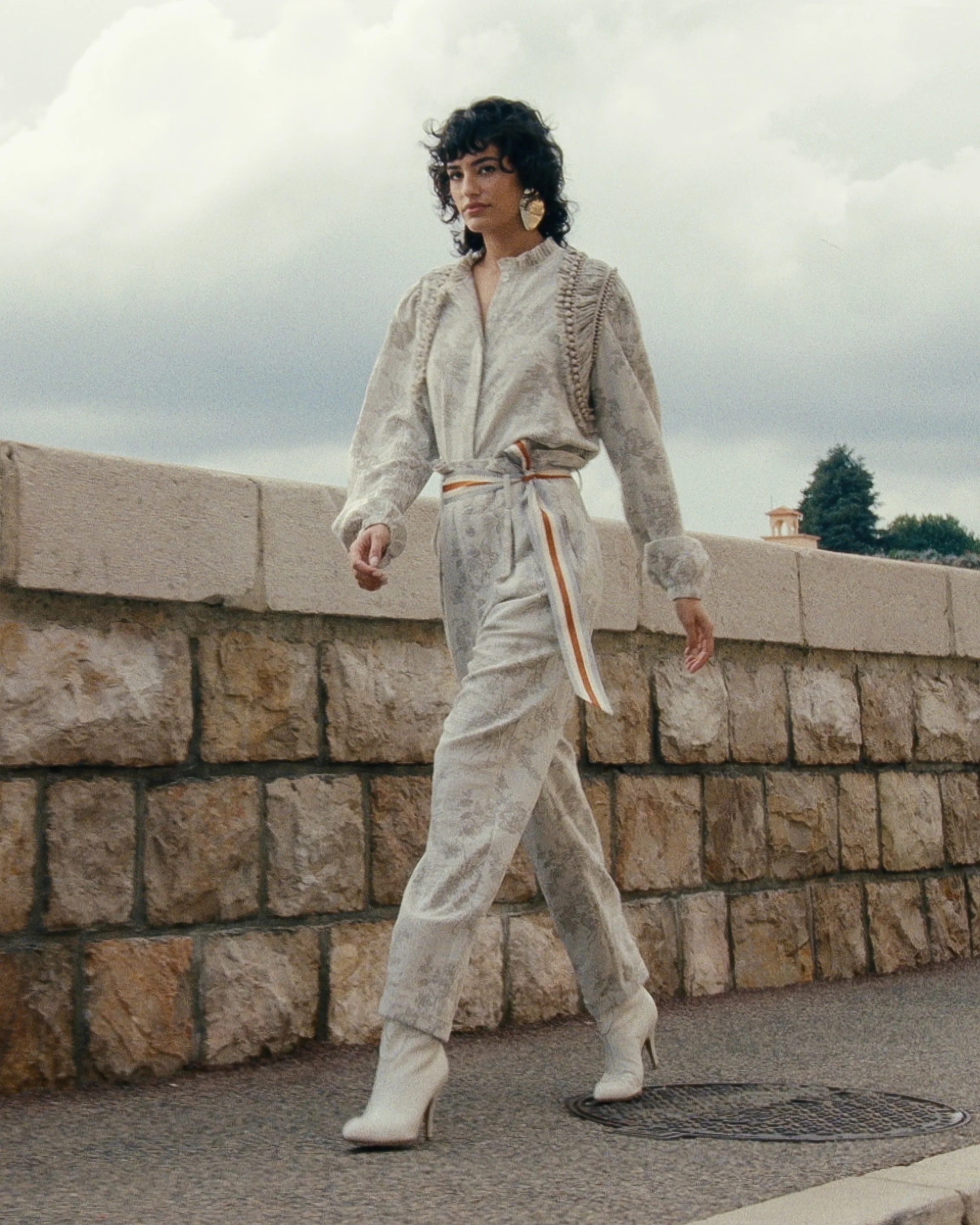 Pantalon Edal - Porcelaine - Image 4