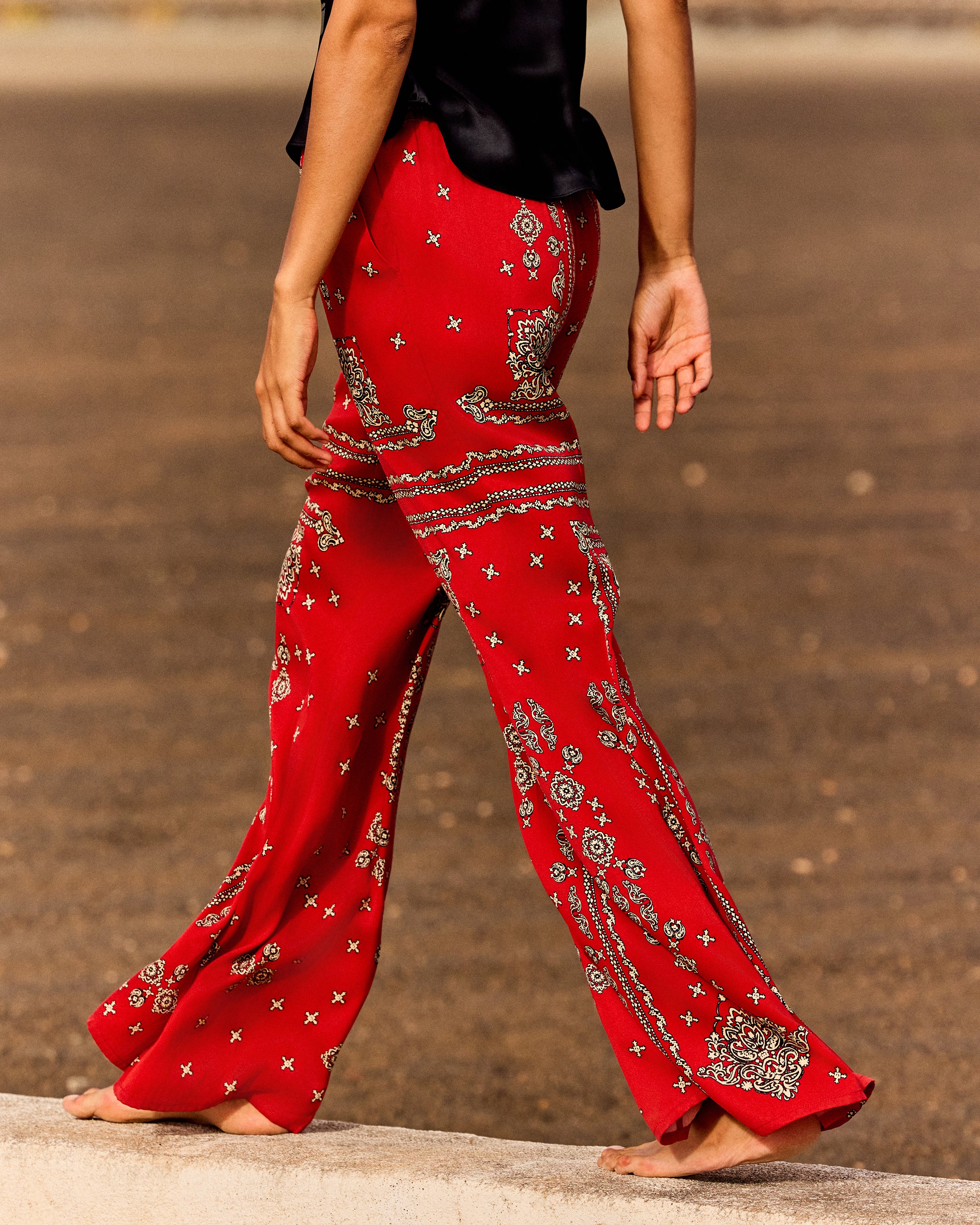 Pantalon Gulia - Rouge - Image 4