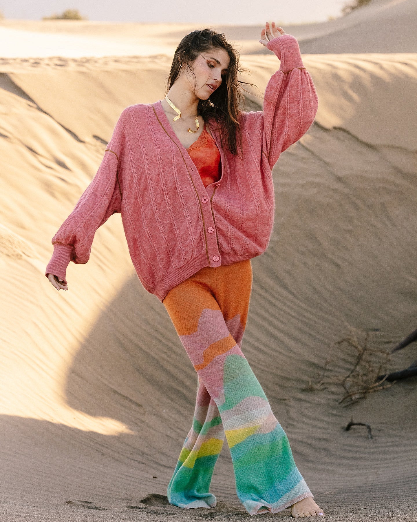 Pantalon Hina - Orange - Image 2