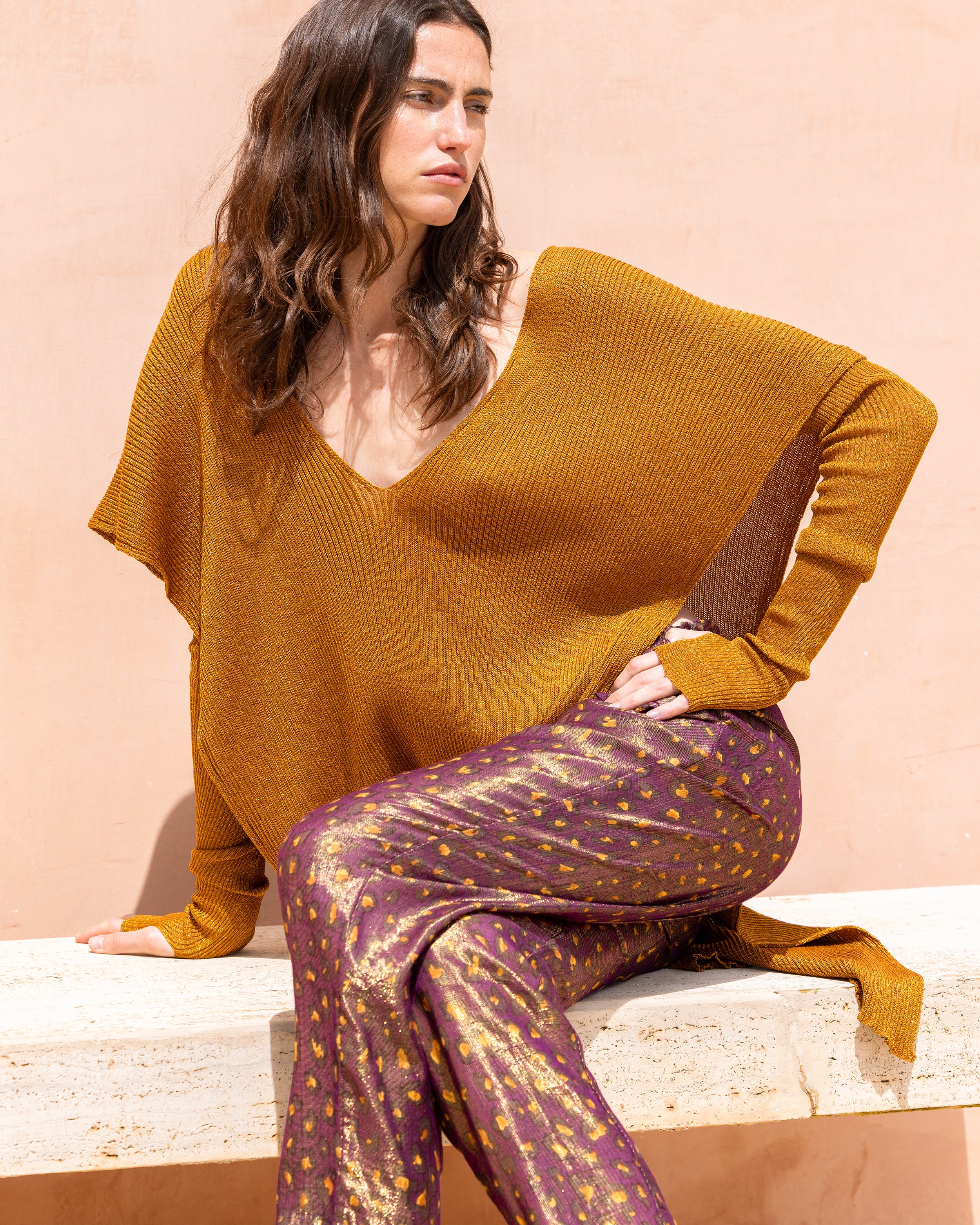 Pantalon Ilana - Violet - Image 3