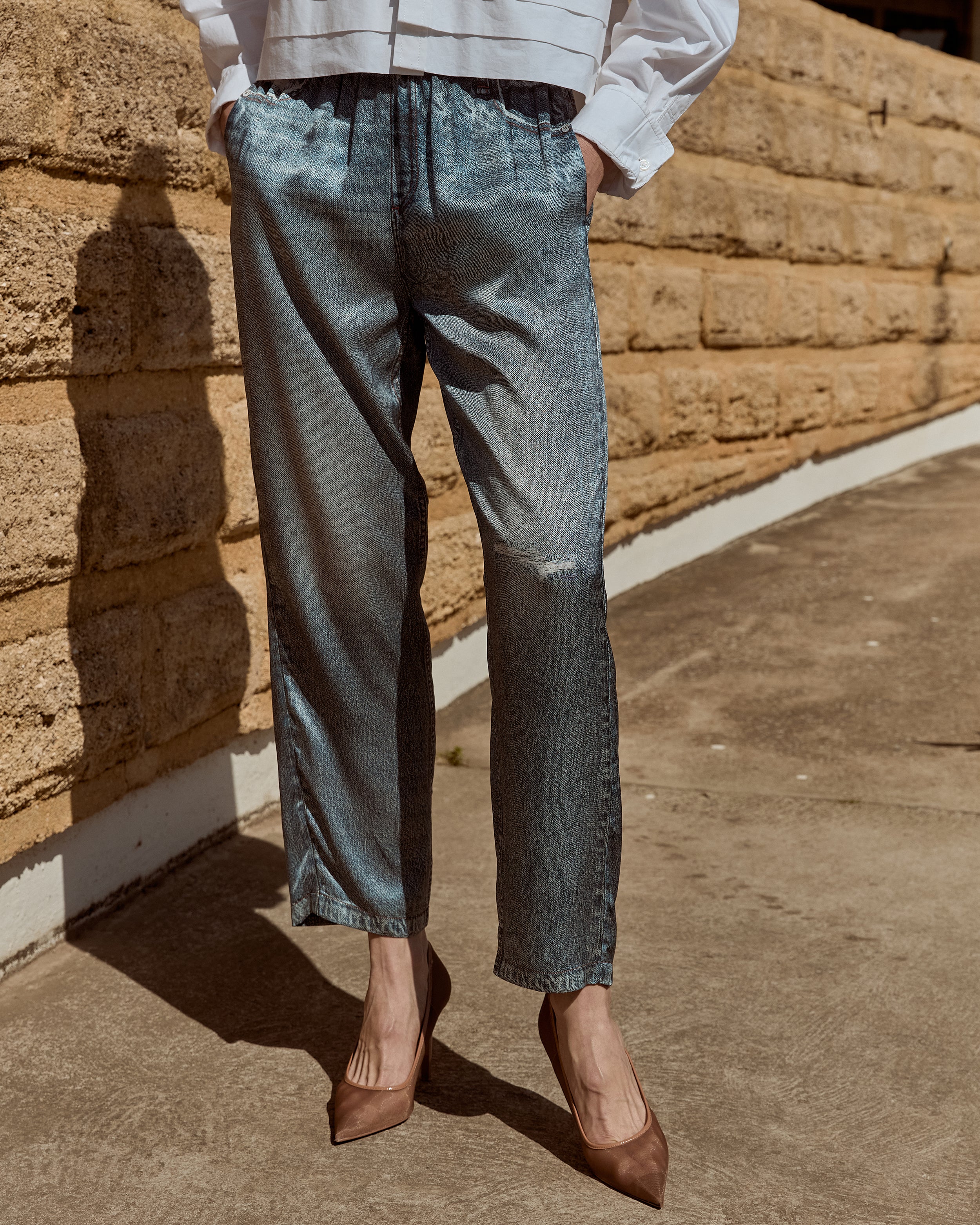 Pantalon Imina - Bleu - Image 2