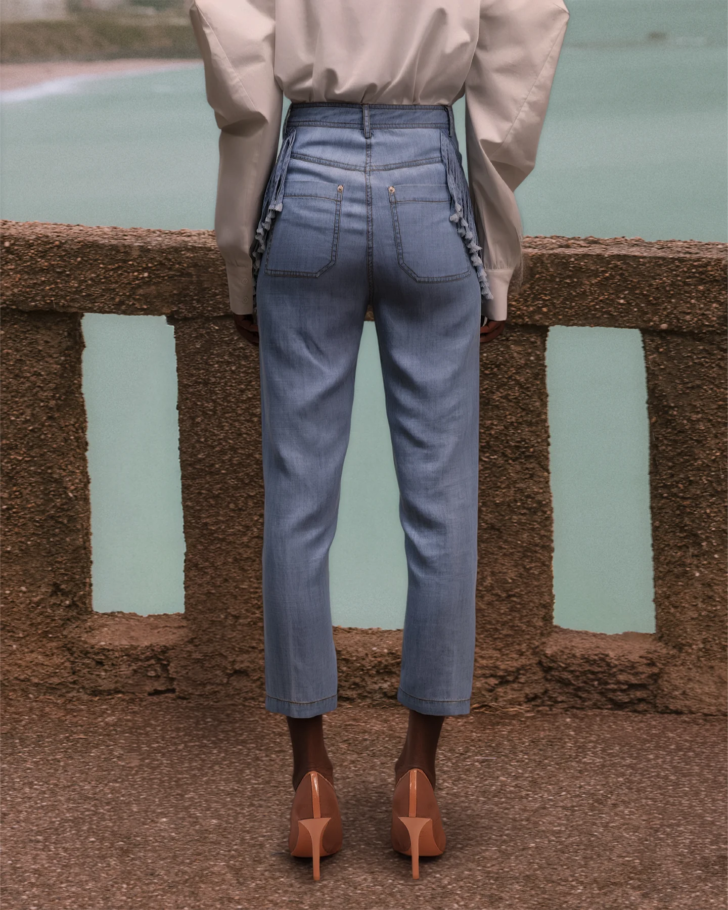 Pantalon Iwayne - Bleu - Image 4