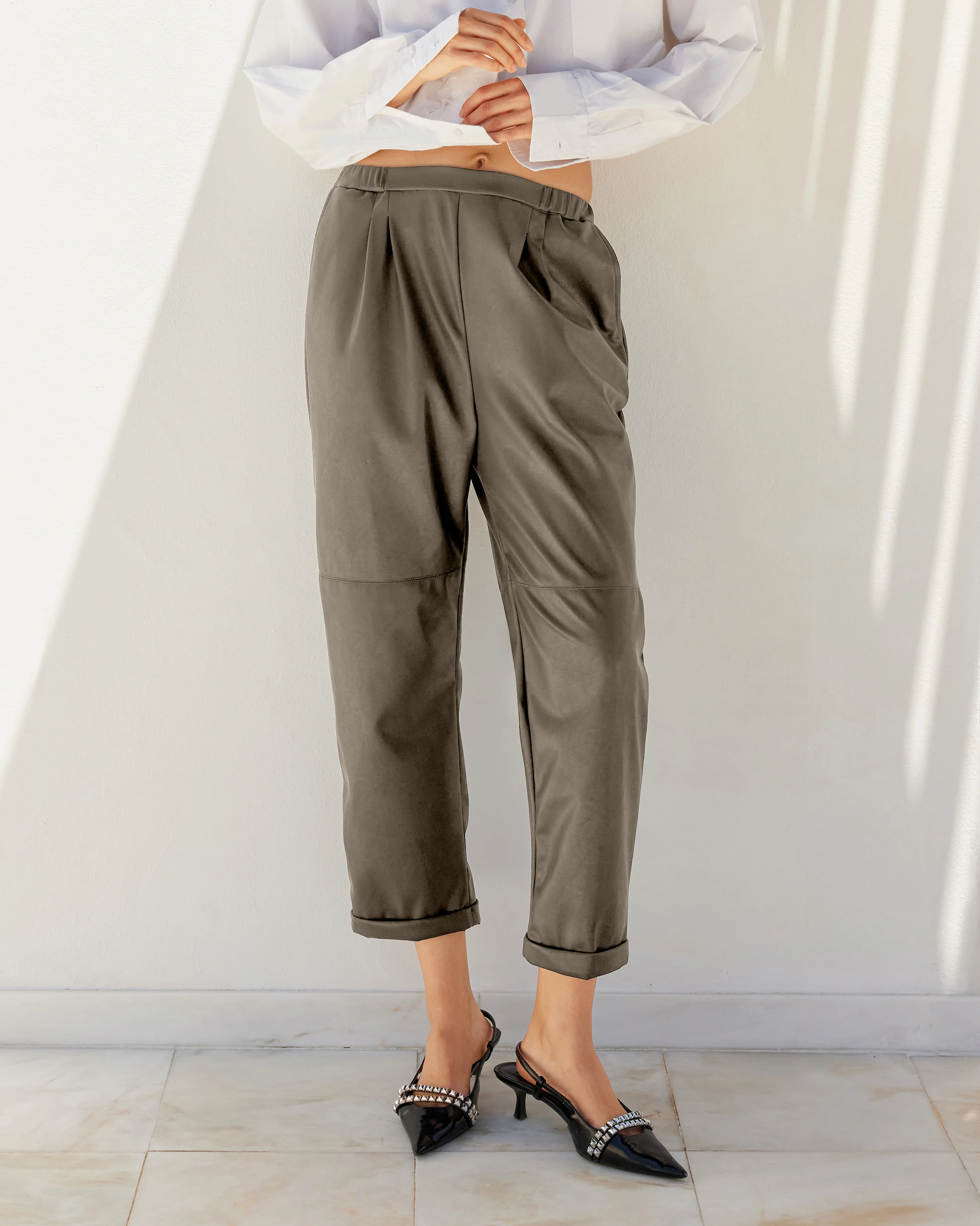 Pantalon Roxy - Taupe - Image 4