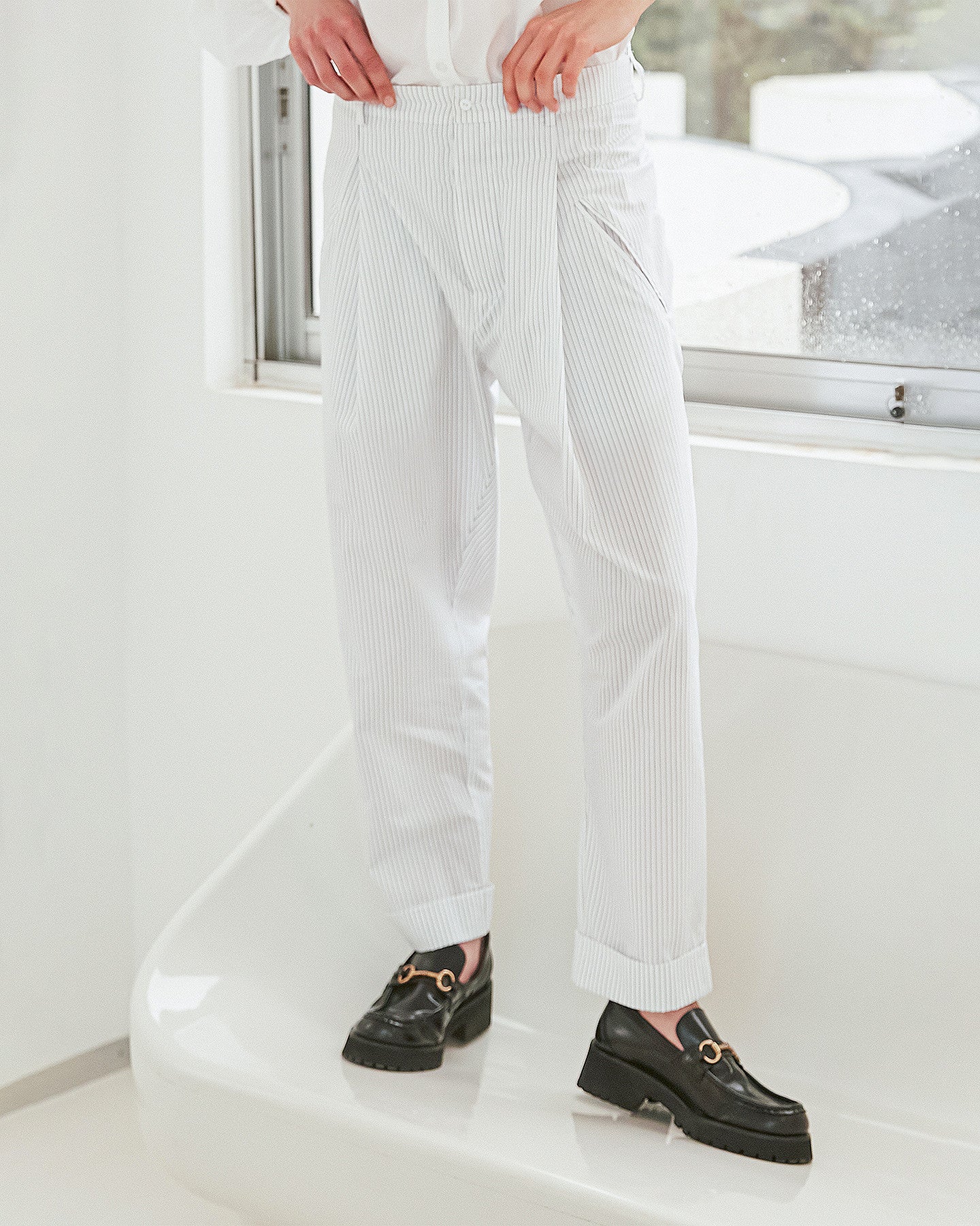 Pantalon Toumanie - Blanc - Image 2